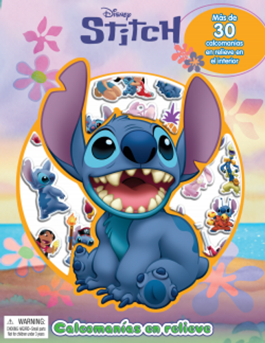 Disney Stitch Calcomanias En Relieve-0