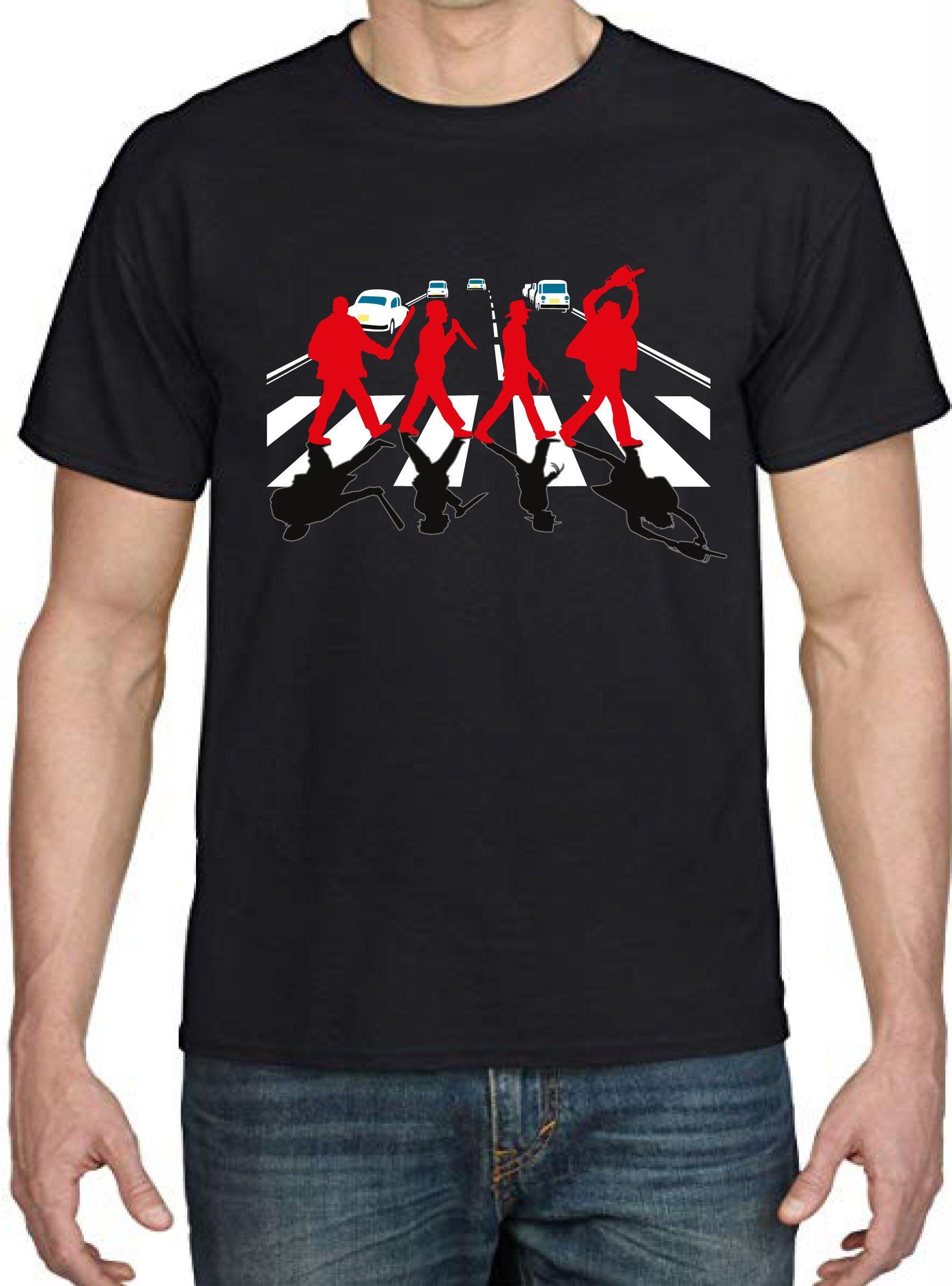 POLERA HOMBRE ABBEY ROAD KILLER NEGRA-0