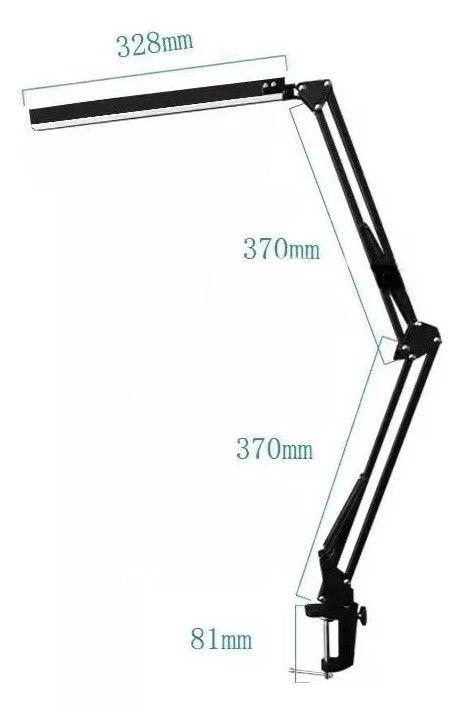 L mpara Barra Led Flexible C Clip Escritorio Estudio Dibujo-5