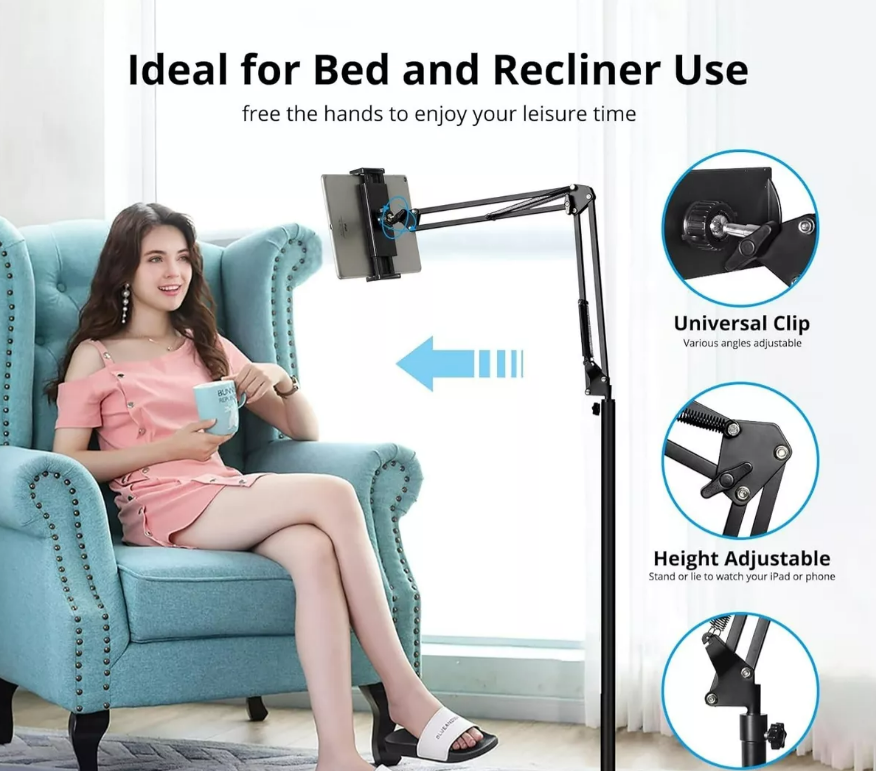 Soporte Tablet Pedestal Flexible Soporte Celular Suelo 360-3