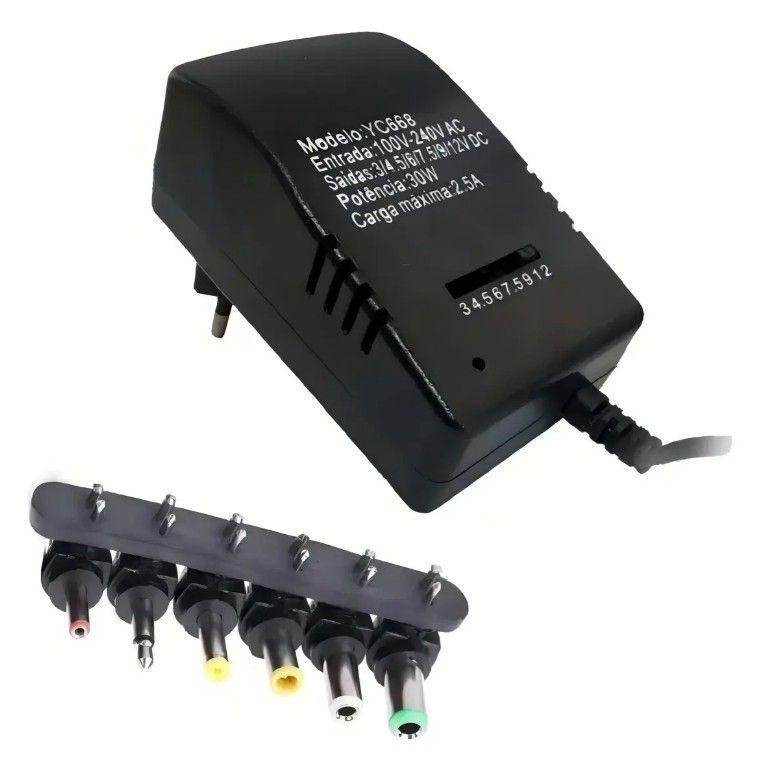 Cargador Transformador Multivoltaje 30w Con 6 Entradas-3
