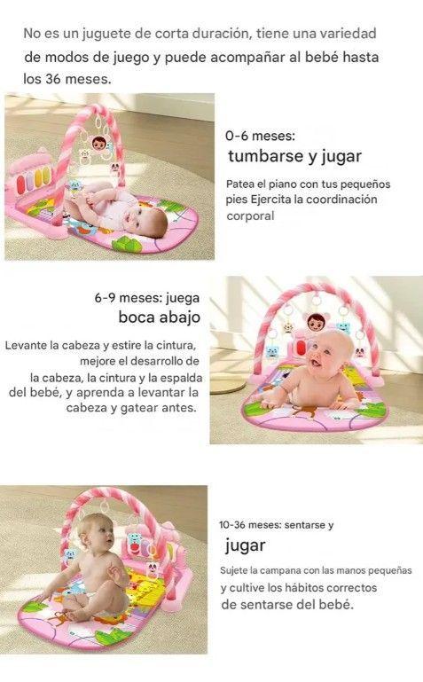 Alfombra 3 En 1 Gimnasio Musical Con Piano Bebe-1