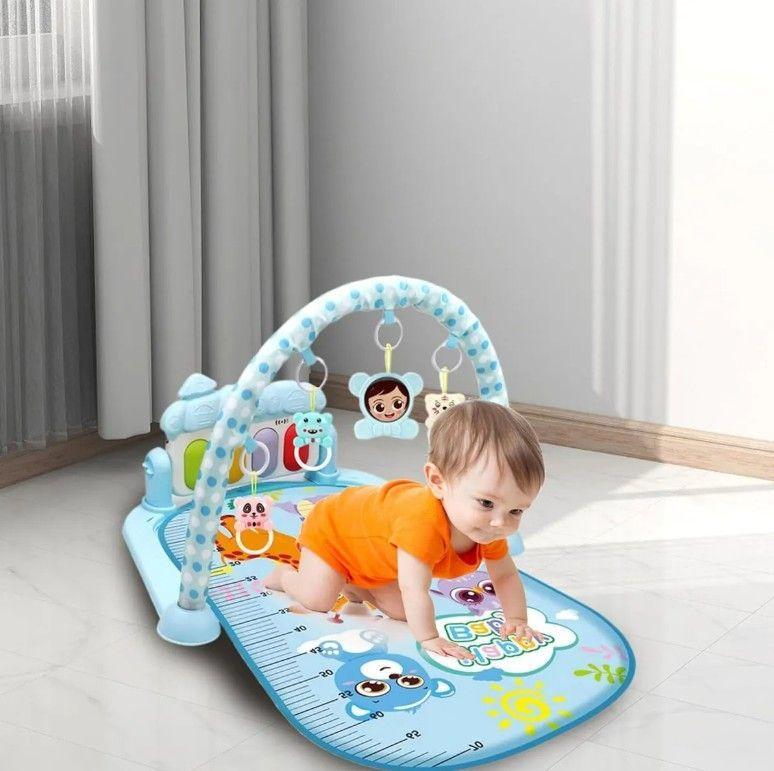 Alfombra 3 En 1 Gimnasio Musical Con Piano Para Bebes-1