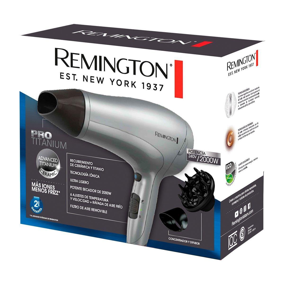 Secador De Pelo Remington Pro Titanium D3019-5