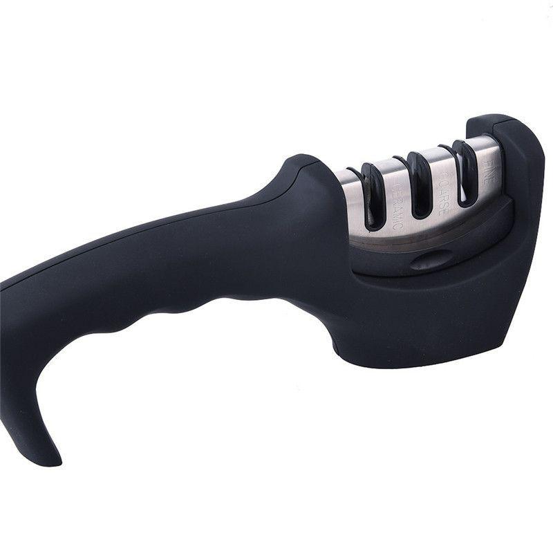 Afilador Manual De Cuchillos Acero Y Cerámico-5