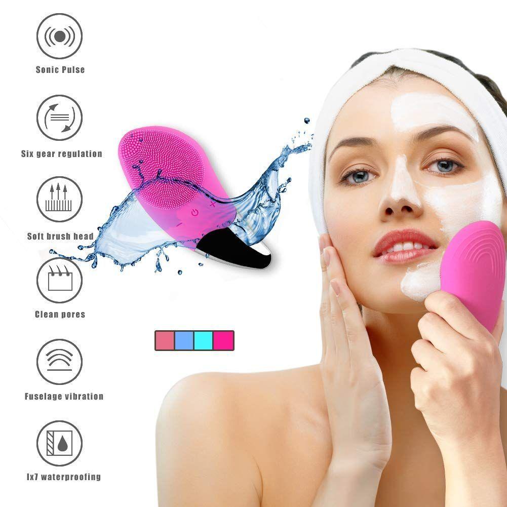 Limpiador Sonic Exfoliador Facial Masajeador Recargable-3