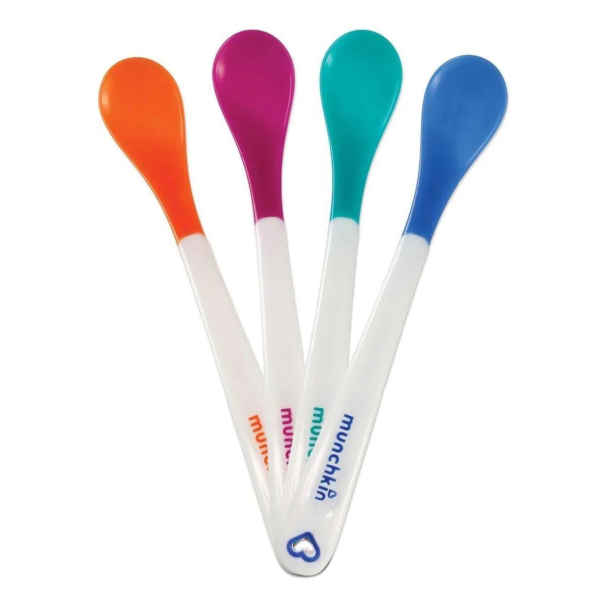 Set De 4 Cucharas Con Sensor De Temperatura Munchkin-0