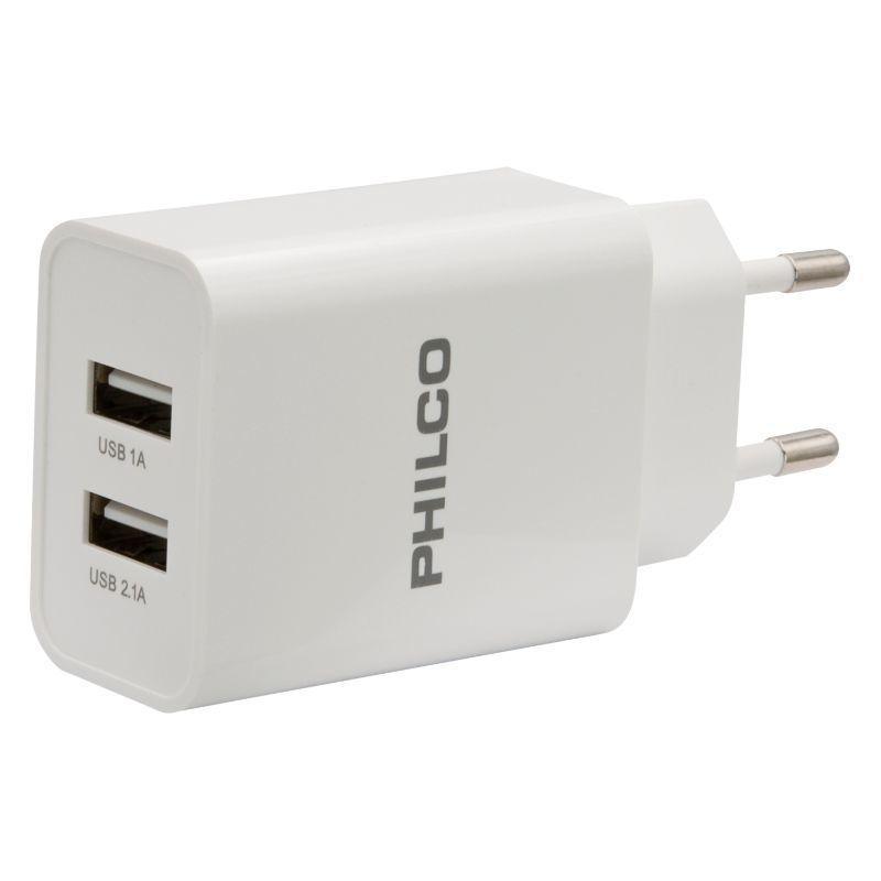 Cargador Pared y Cable Tipo C Philco 2.1A-3