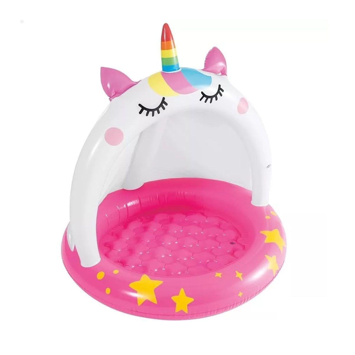 Piscina para Niños Unicornio 102 x 102 cm Intex 58438np -0