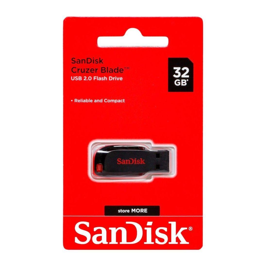 Pendrive 32GB SanDisk Cruzer Blade USB 2.0-2