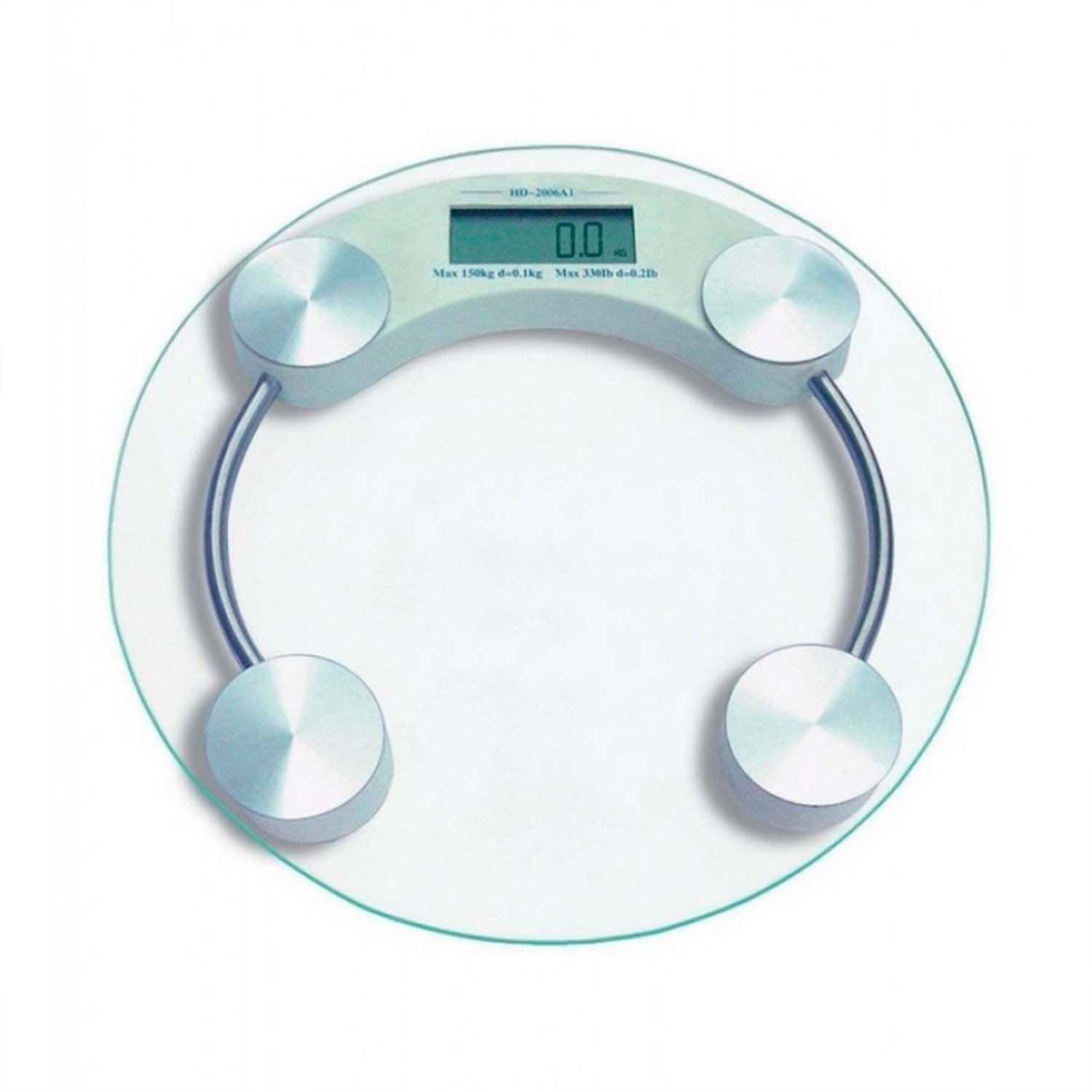 Balanza Pesa Digital de Baño 150kgrs Vidrio Templado-0