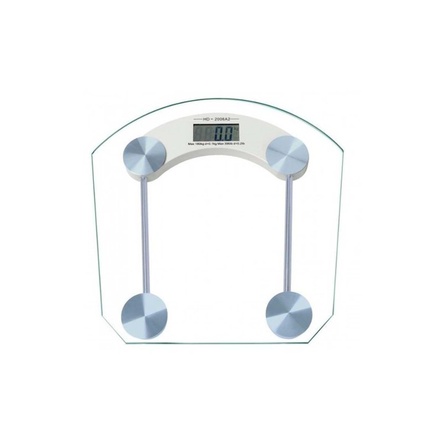 Balanza Pesa Digital de Baño 150kgrs Vidrio Templado-1