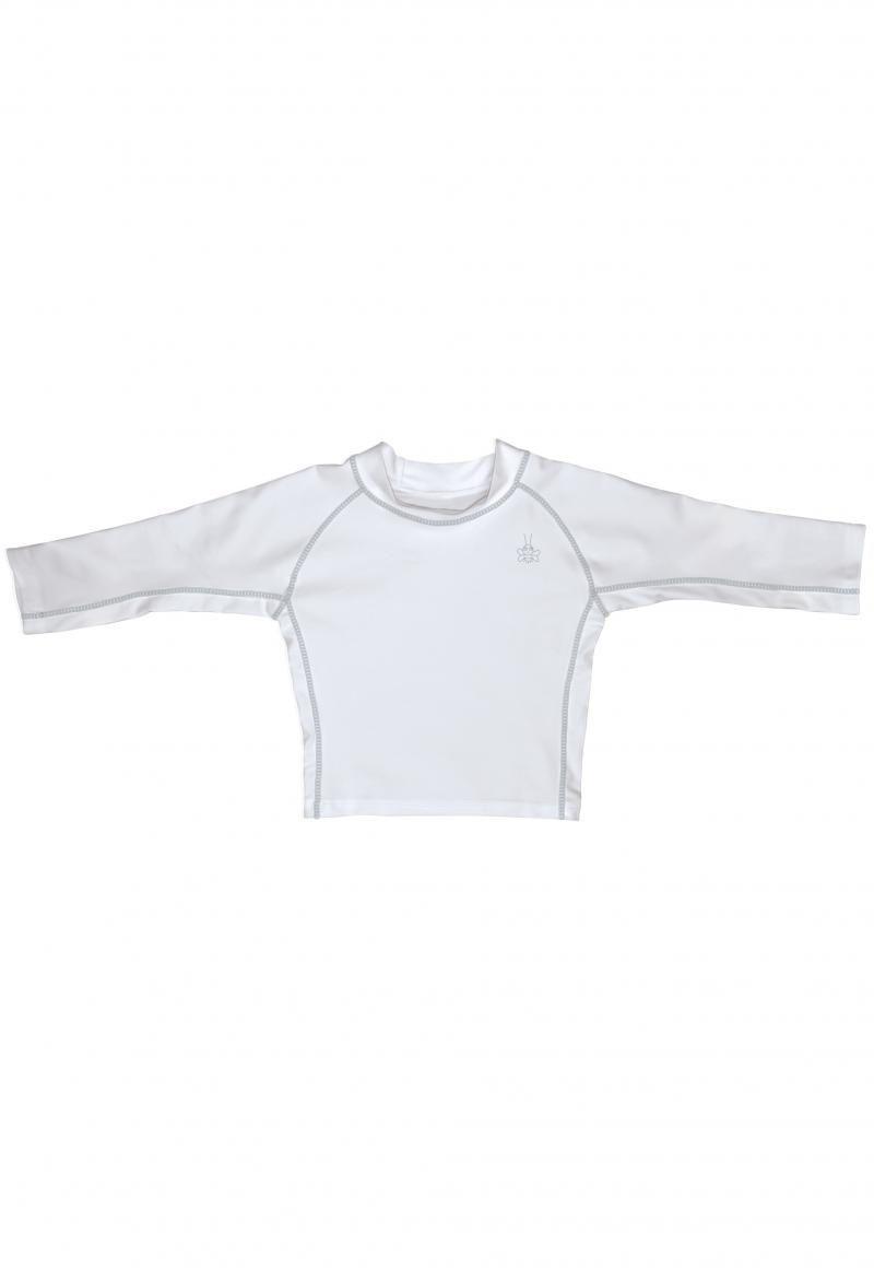 Polera Manga Larga con Filtro UV Blanca Iplay-0