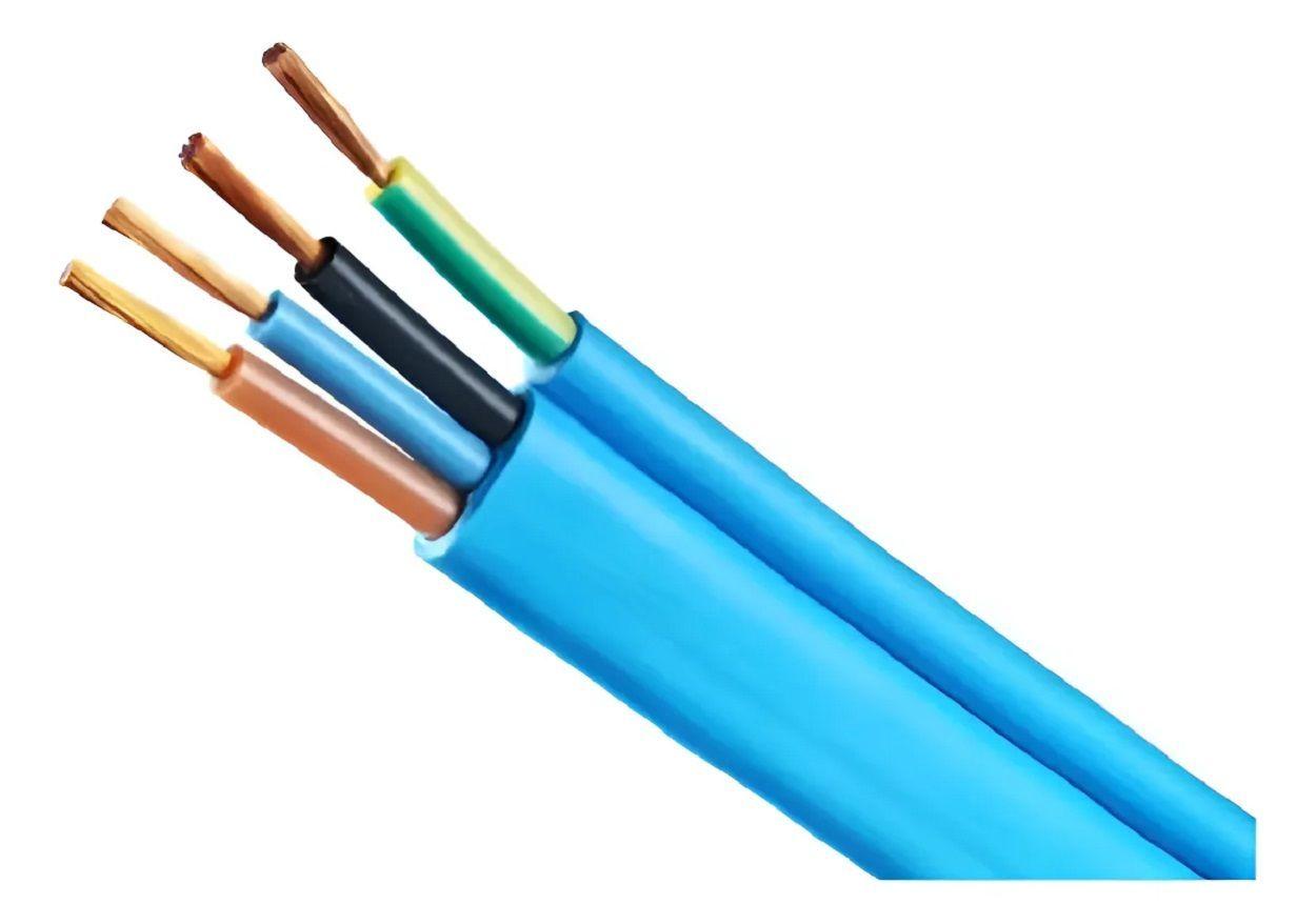 Cable Plano Sumergible 4x2.5mm Pozo Profundo - Rollo 60 Mts-2