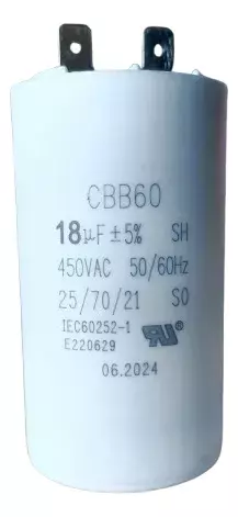 Condensador Capacitor De Partida 18 uf Con Terminal 450vac-2