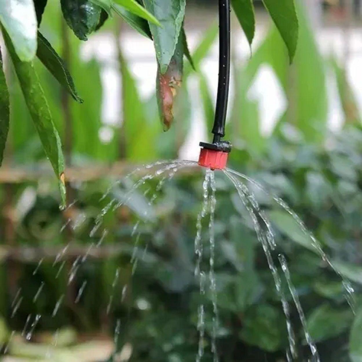 Pack 25 Goteros Regulables Ajustable 0-70 Lts/hora Rojo-1