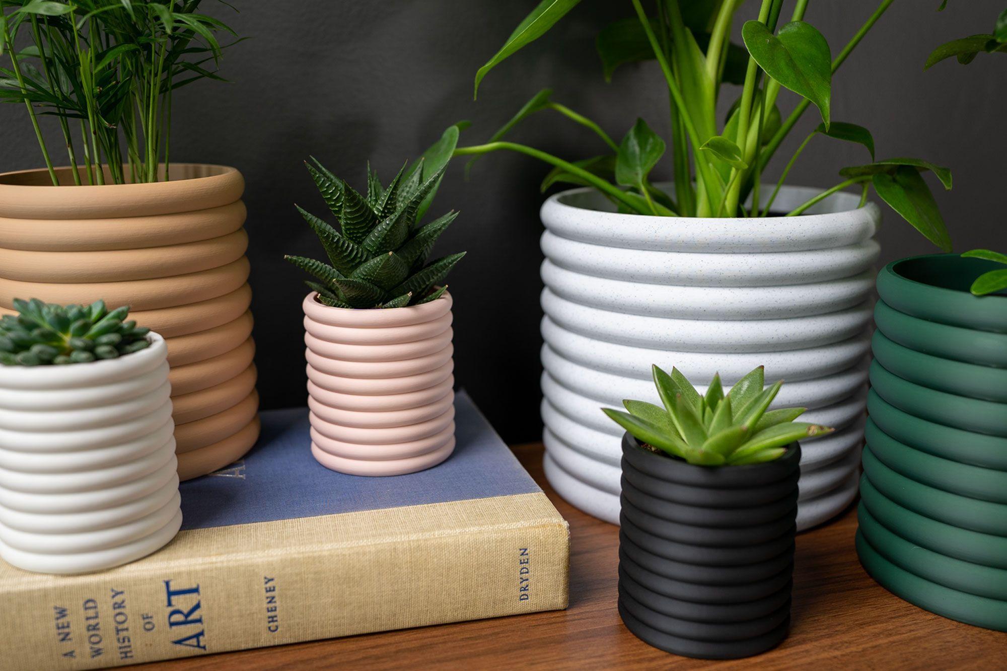 Macetero De Pared Horizon M 13 X 14 Cm Con Bandeja Oculta-2