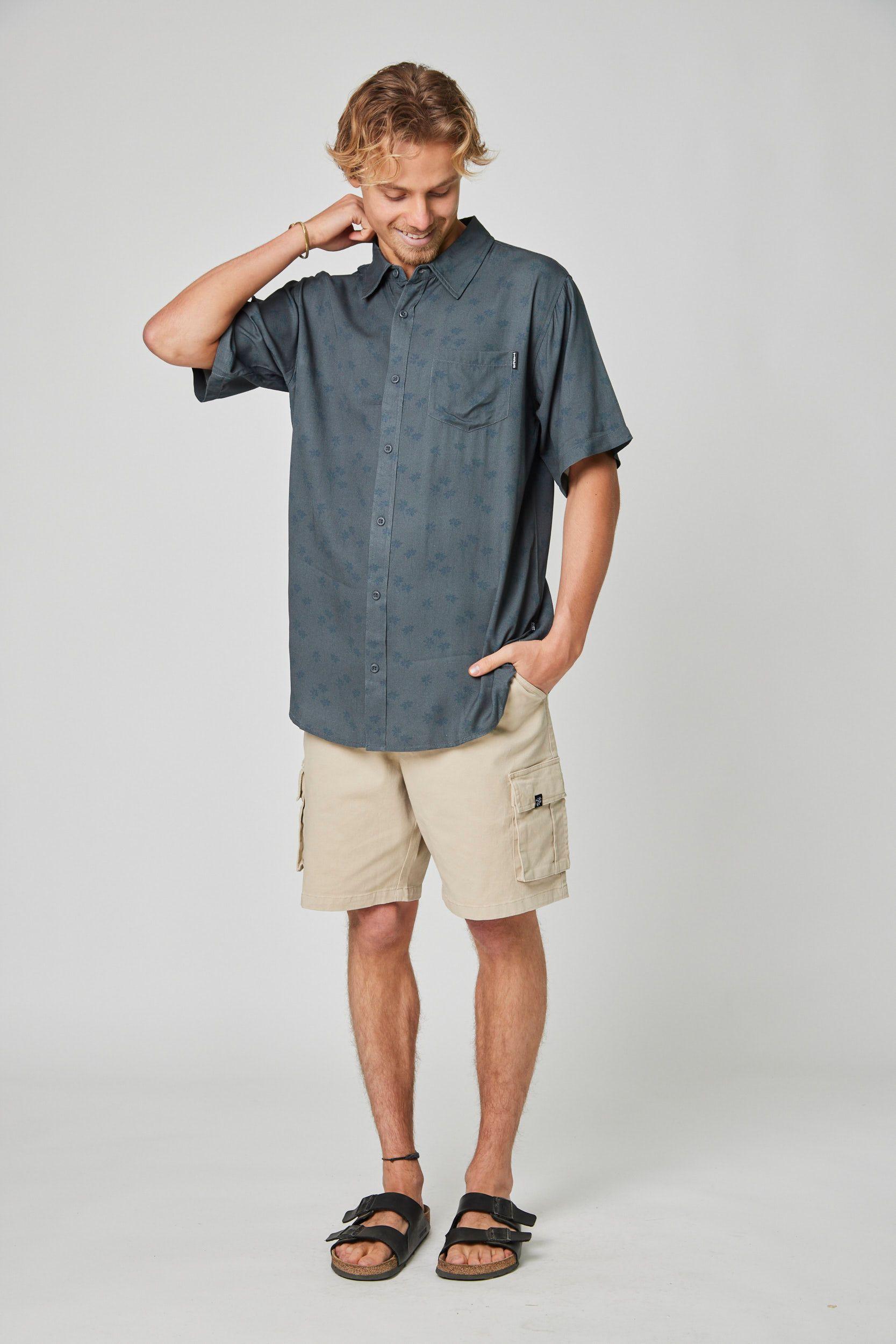Camisa Palm Azul-2