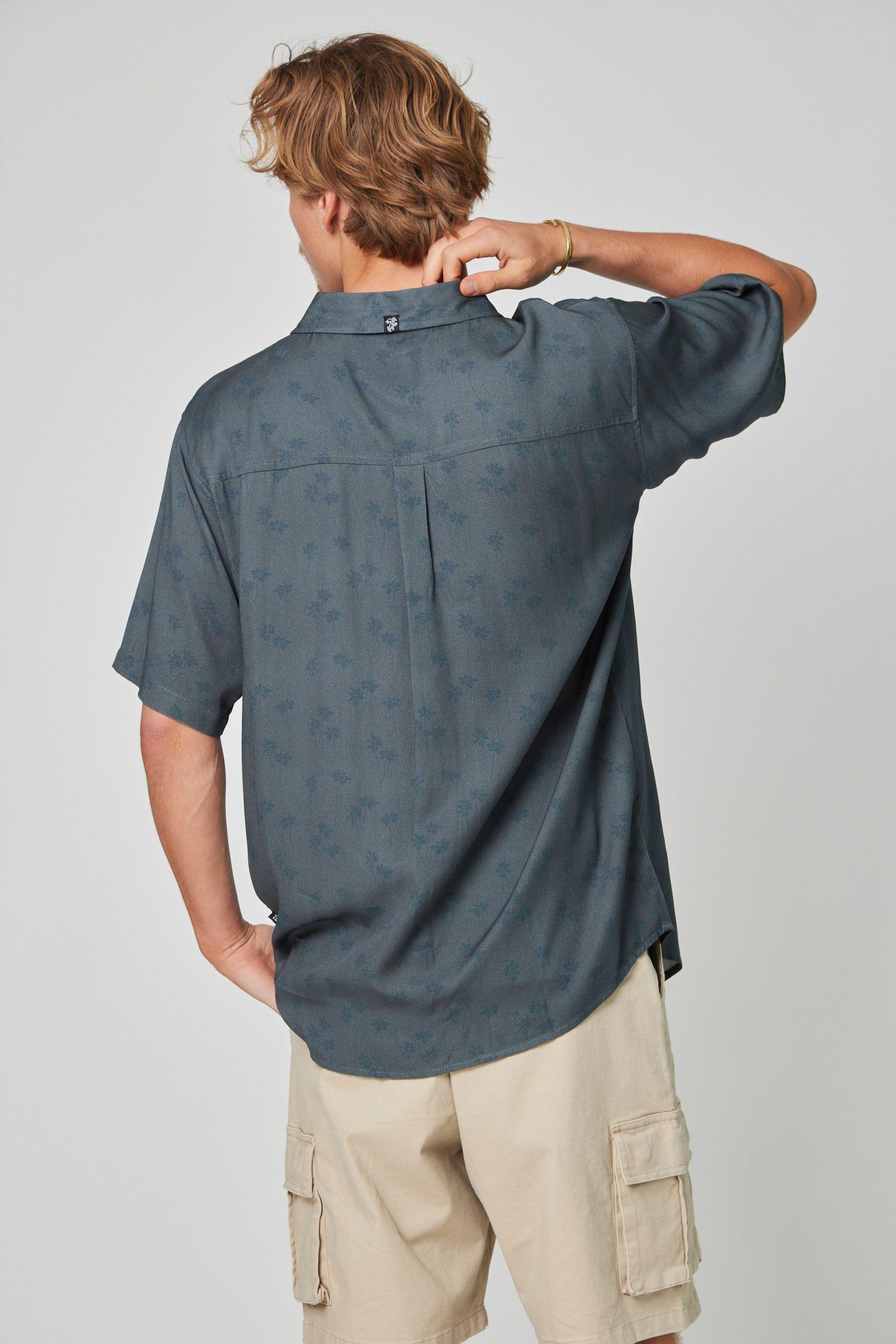 Camisa Palm Azul-4