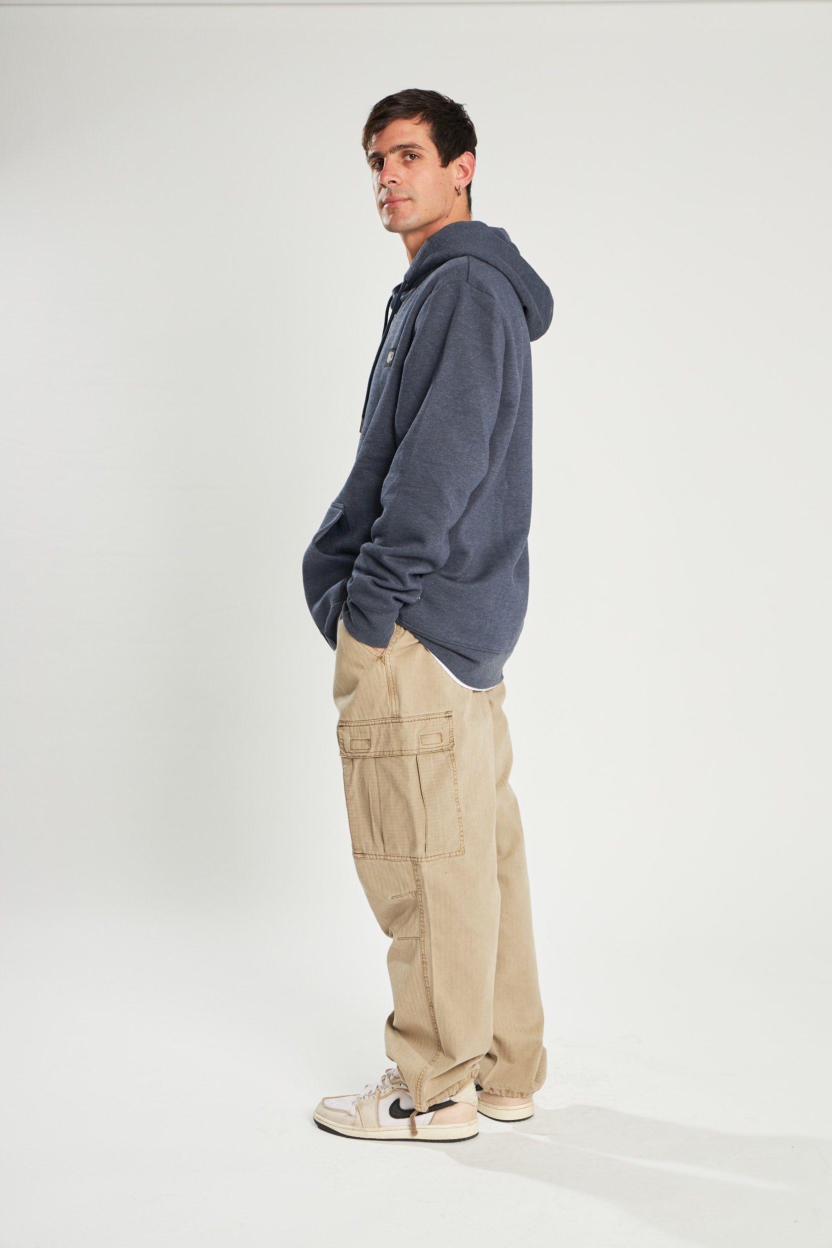 Poleron Full Zipper Azul-1