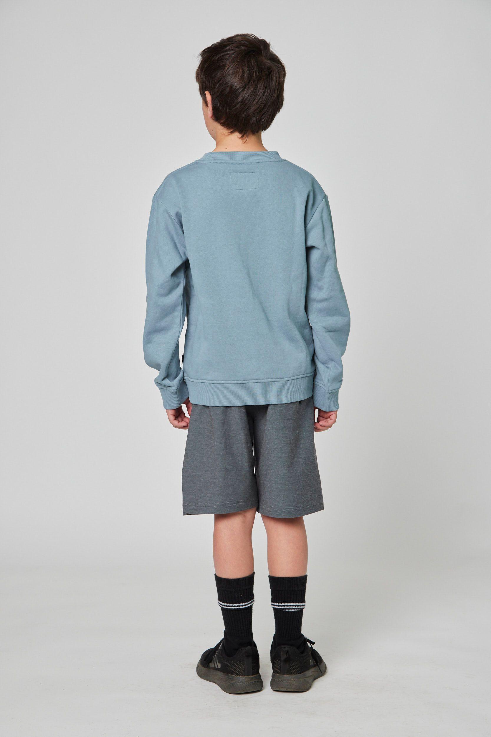 Poleron Crew Celeste Kid-4