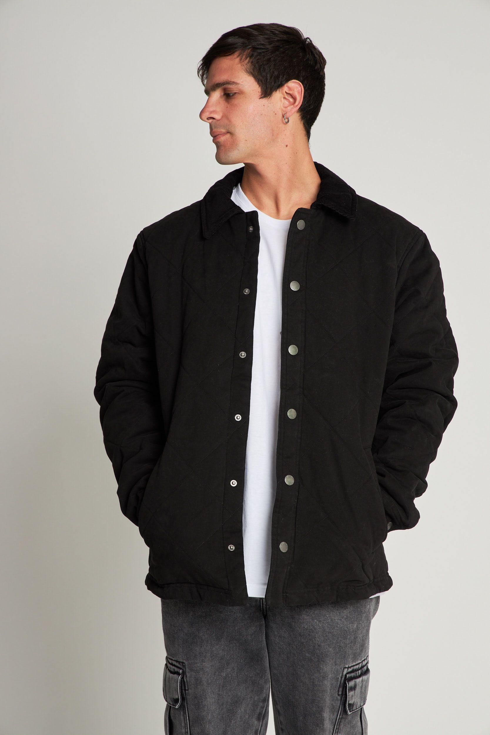 Chaqueta Canvas Basket Negro-2