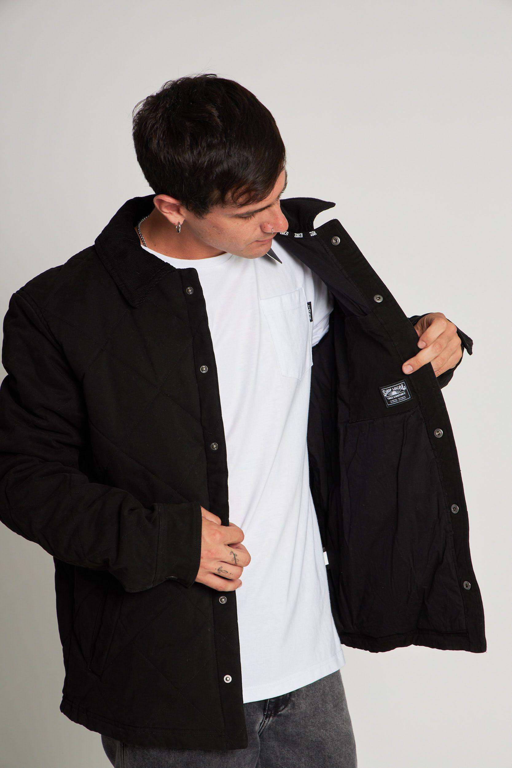 Chaqueta Canvas Basket Negro-6