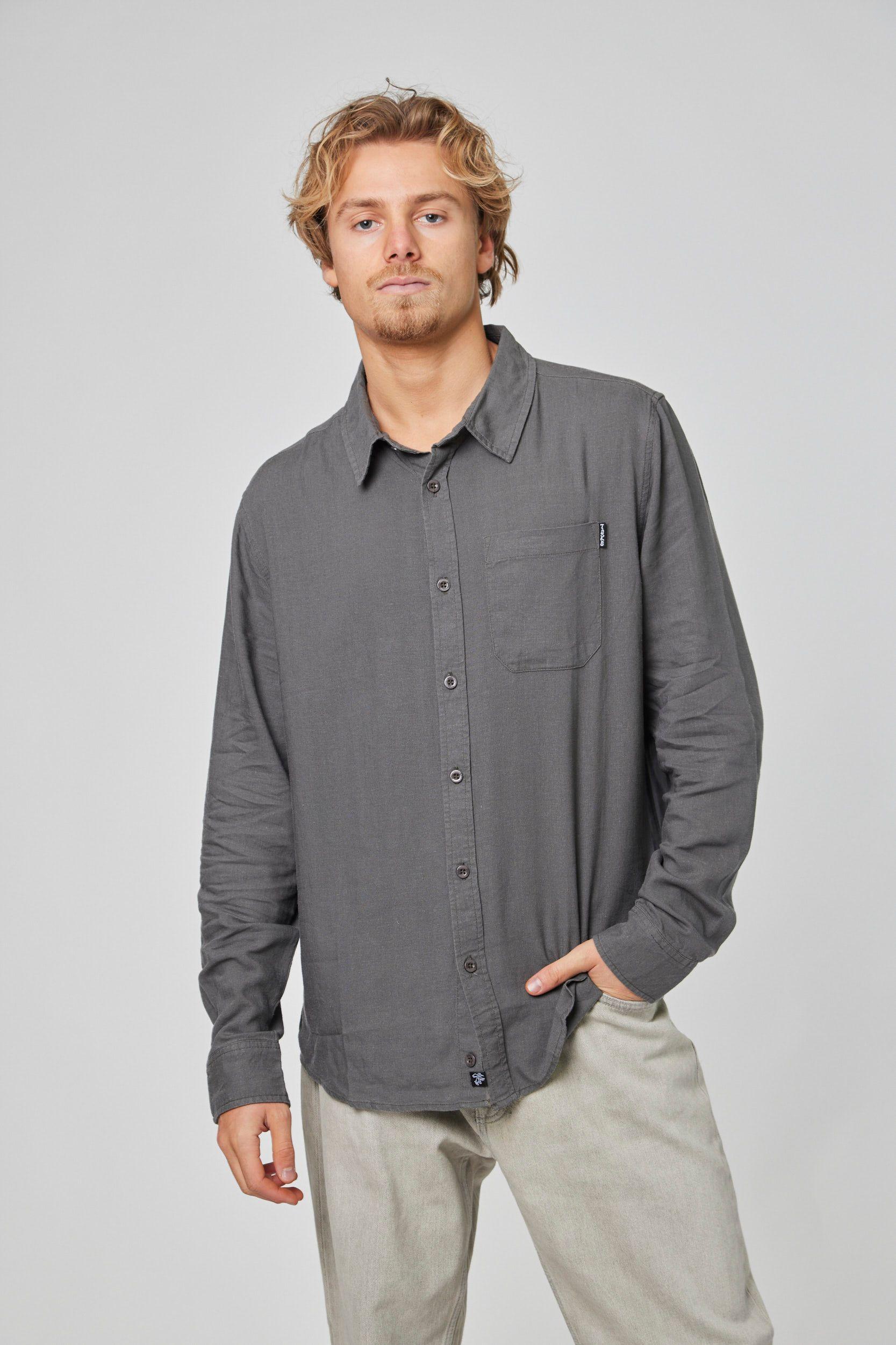 Camisa Clutch Gris-3