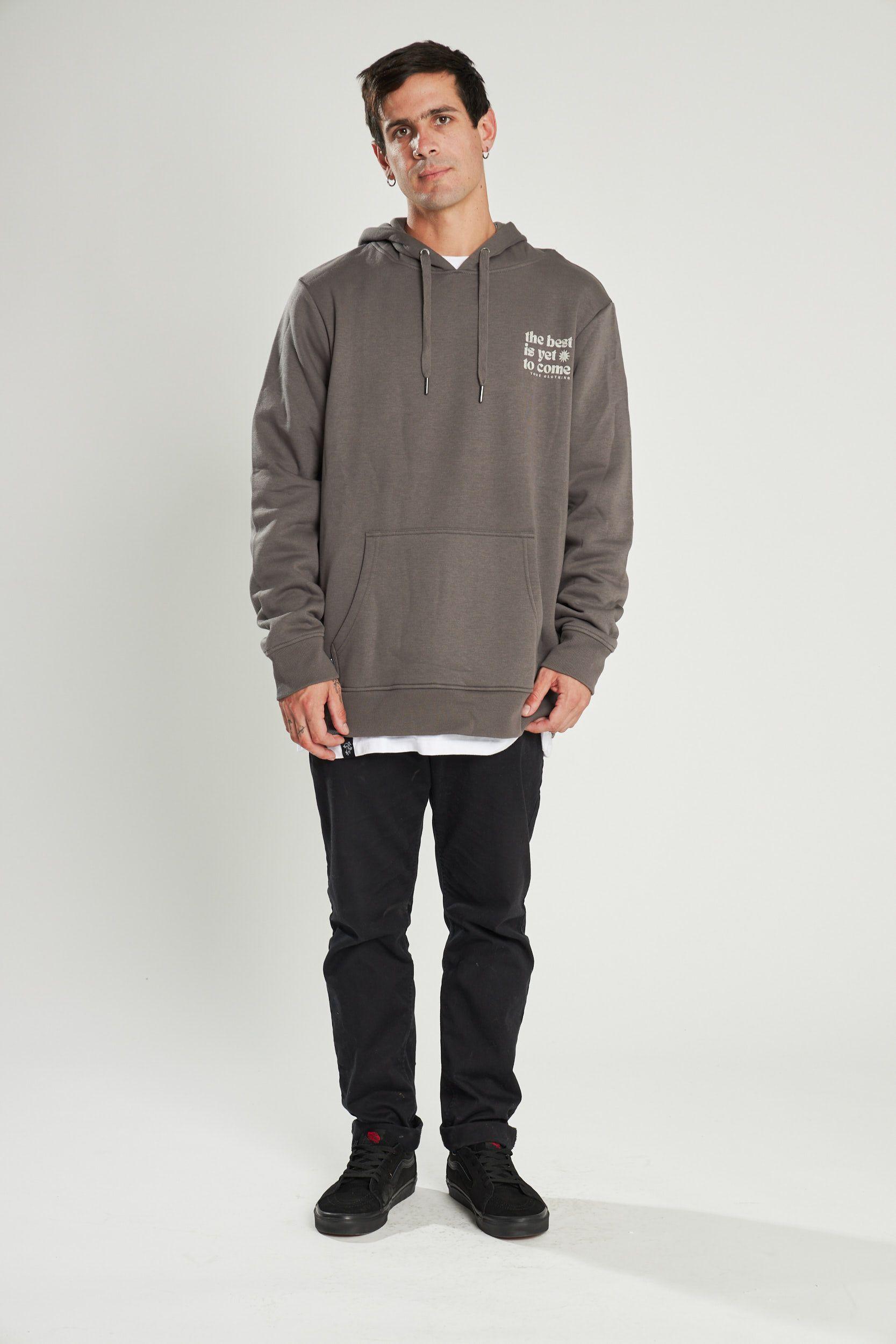 Poleron Hoodie The Best Gris-0