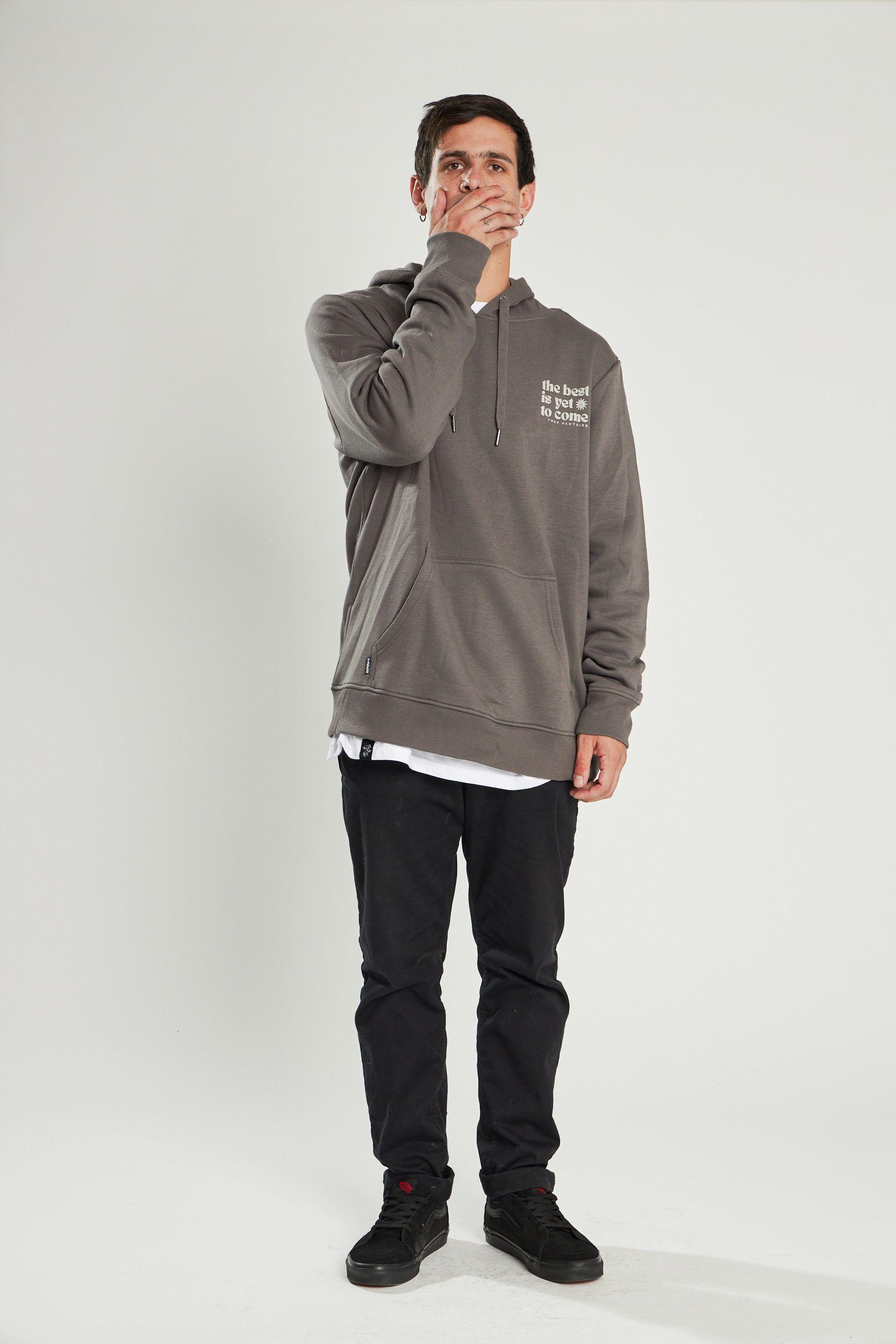 Poleron Hoodie The Best Gris-3