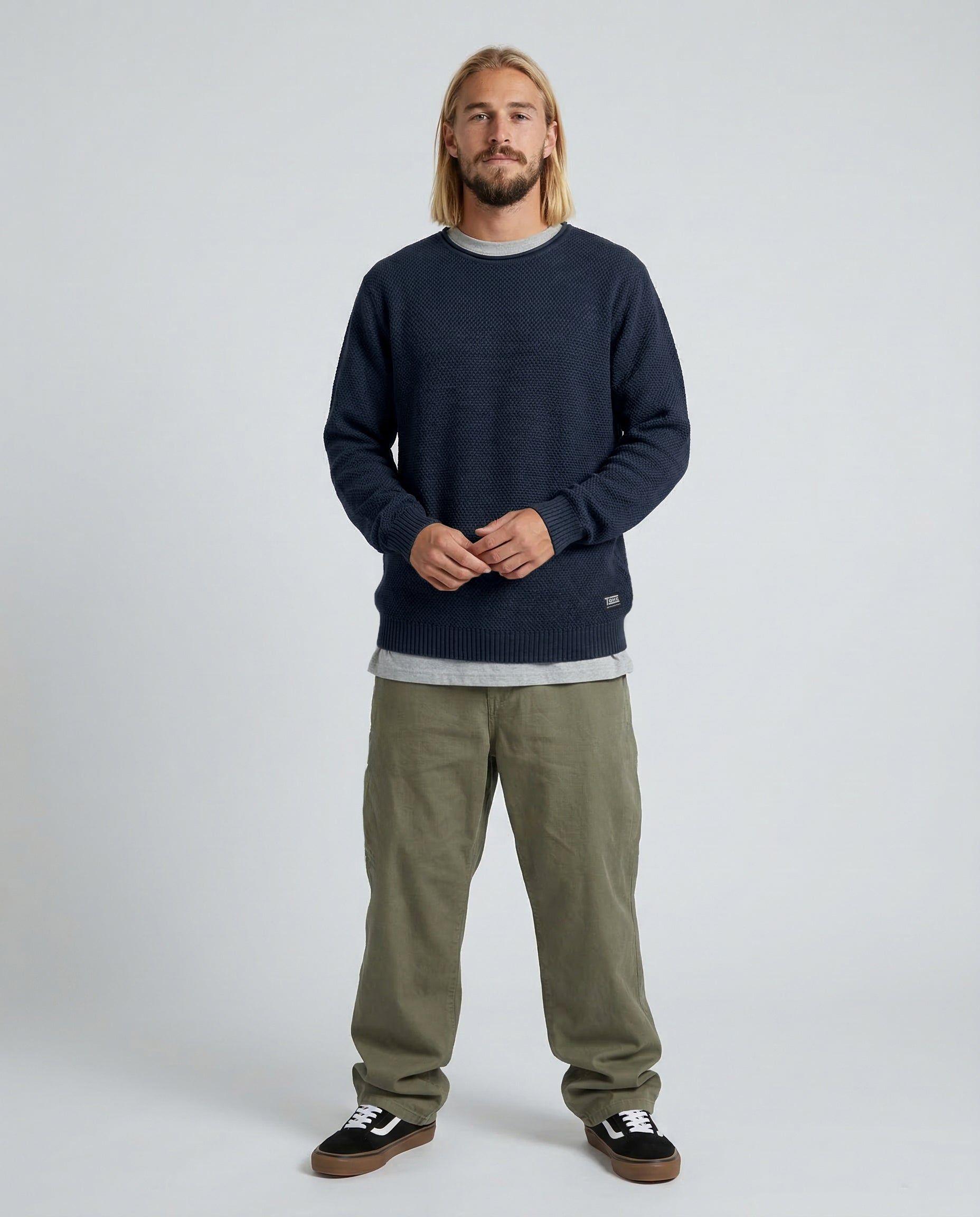 Chaleco Hombre Indian Azul-0