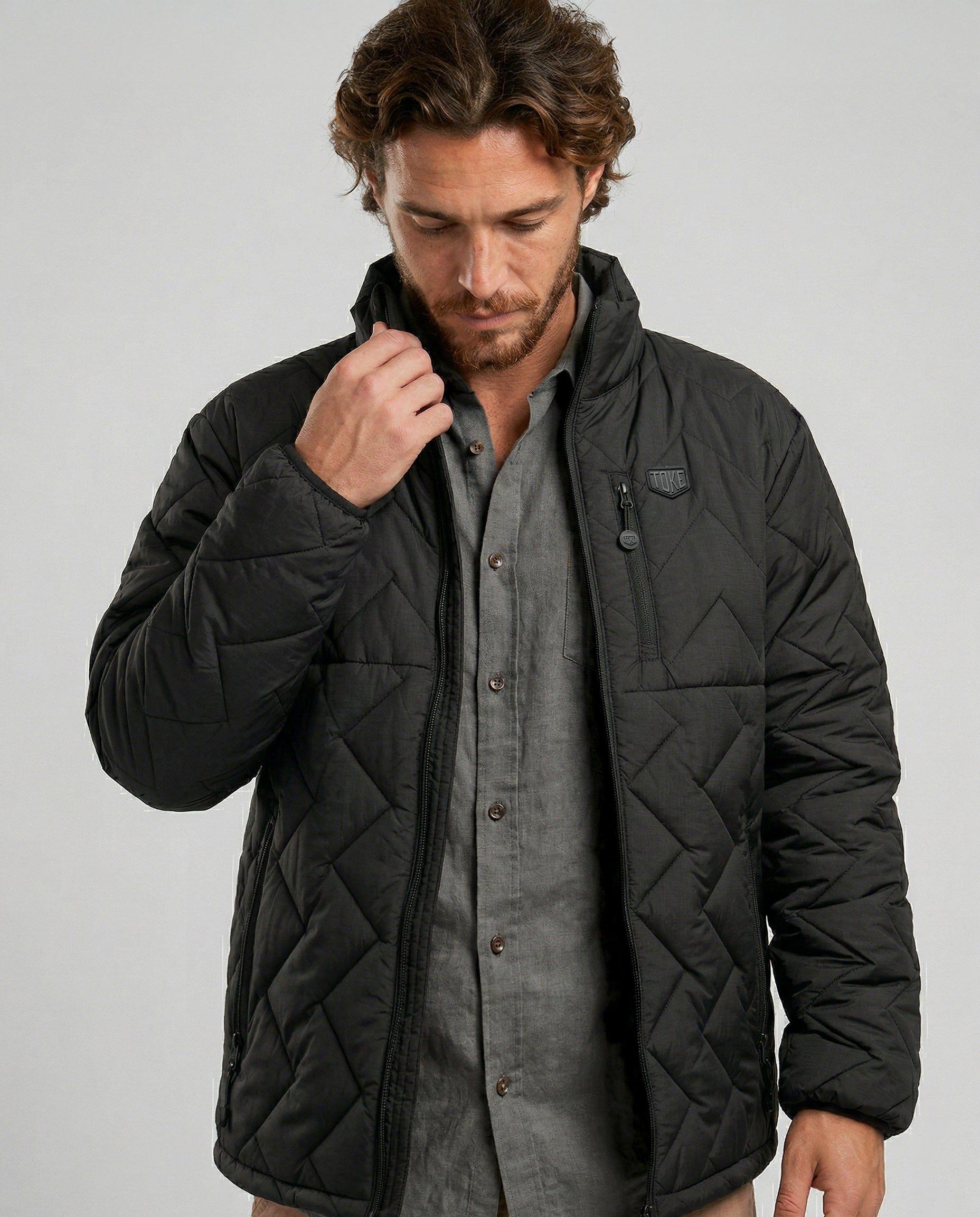 Parka Hombre Drifter Negro-0