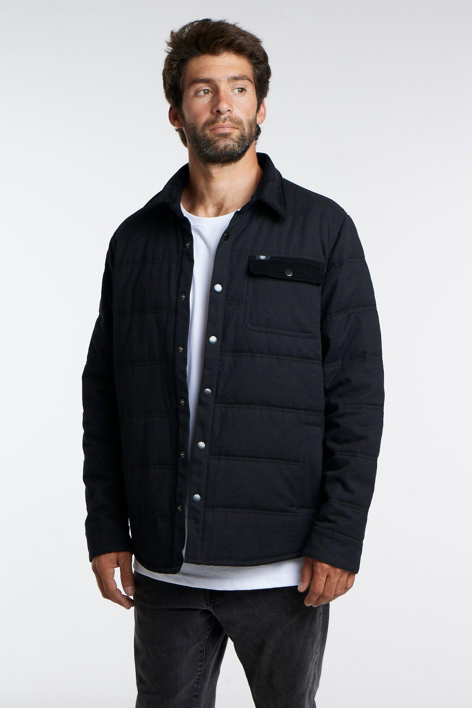 Chaqueta Canvas Negra Toke-0
