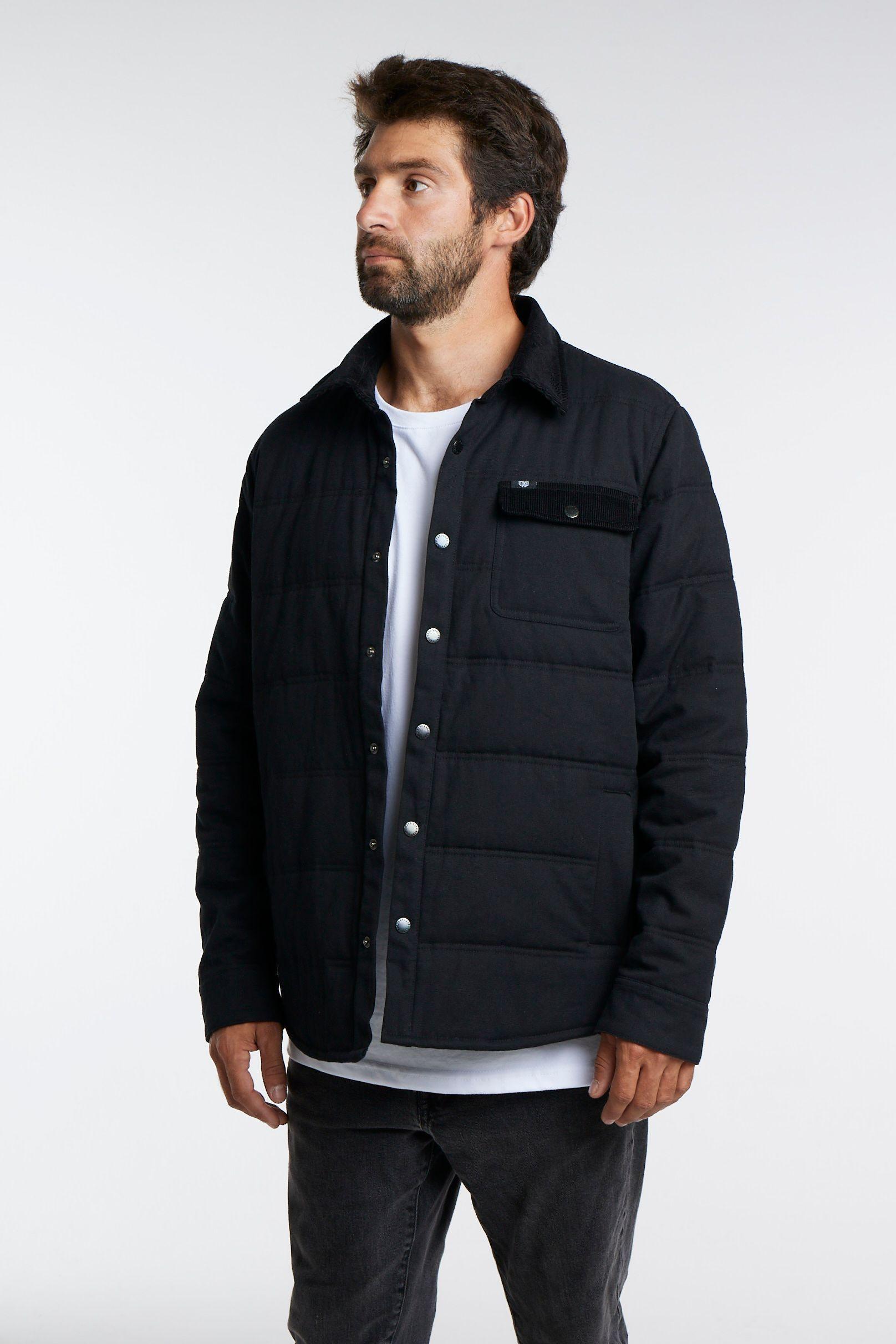 Chaqueta Canvas Negra Toke-3