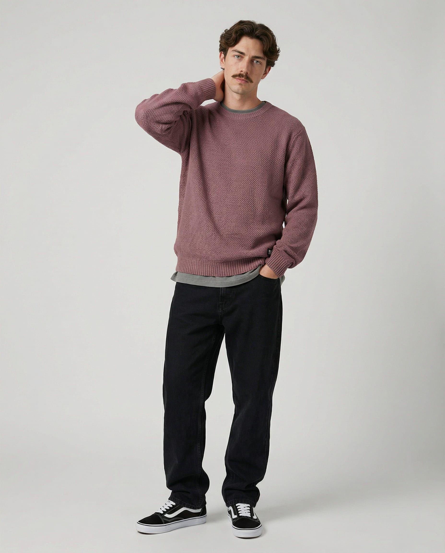 Chaleco Hombre Burdeo-3