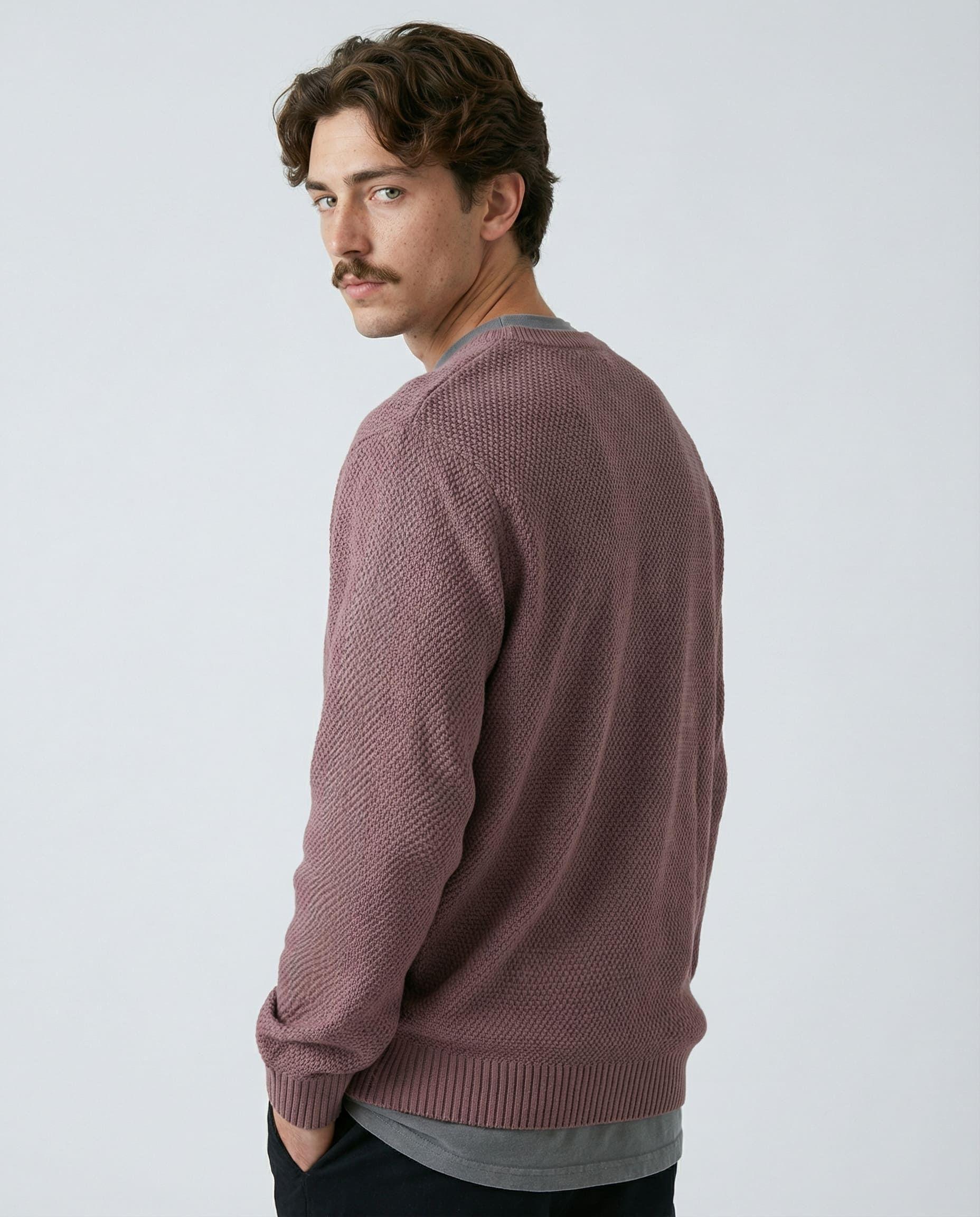 Chaleco Hombre Burdeo-4