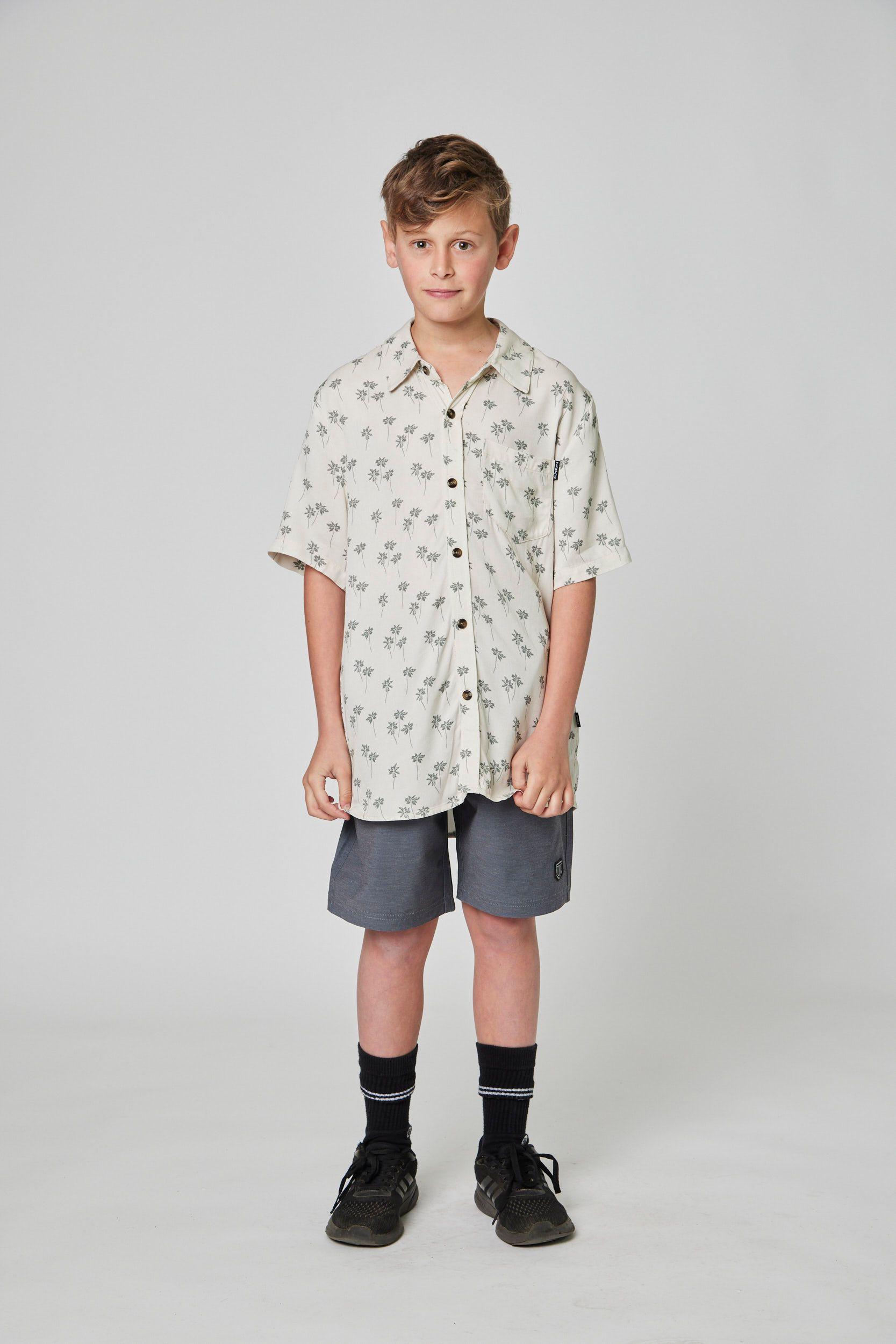 Camisa Palm Beige Kid-0