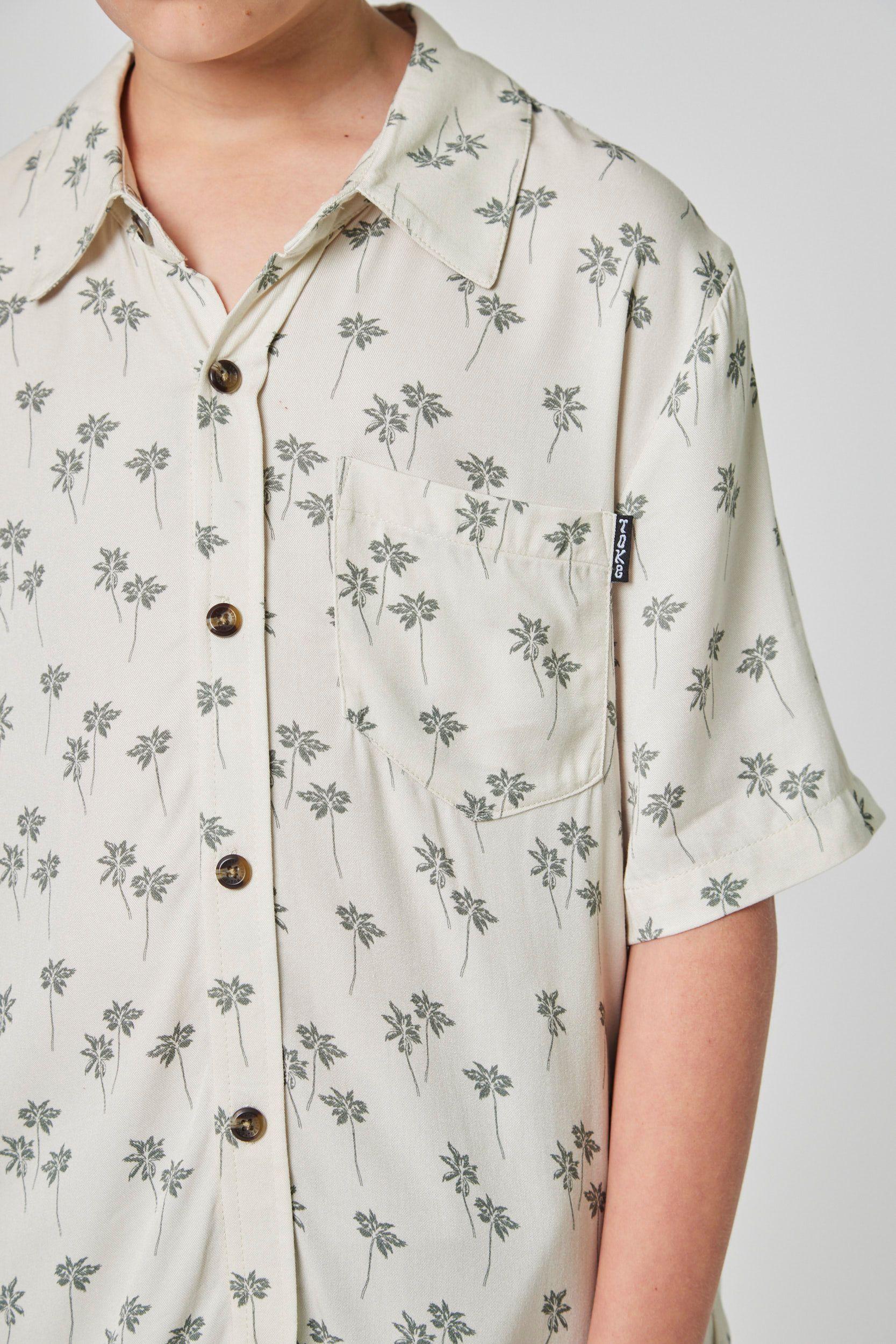 Camisa Palm Beige Kid-1