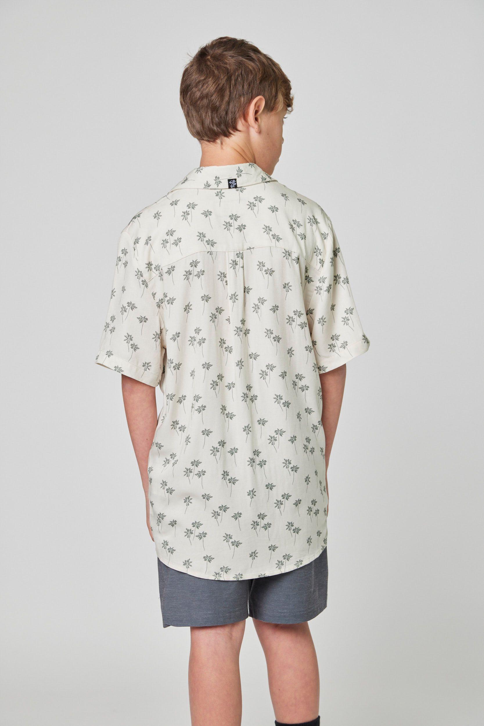 Camisa Palm Beige Kid-3