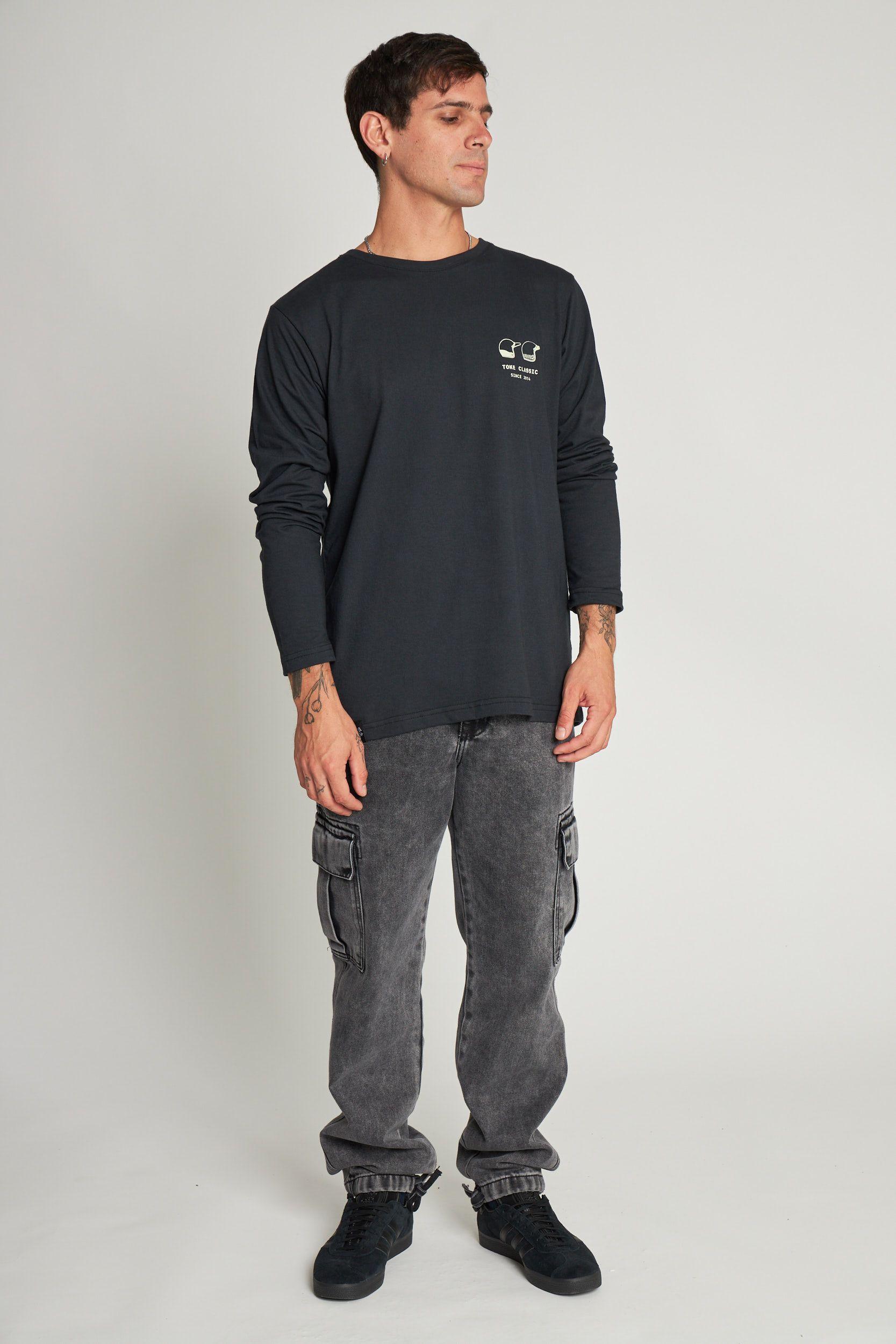 Polera ML Cascos Negro-3