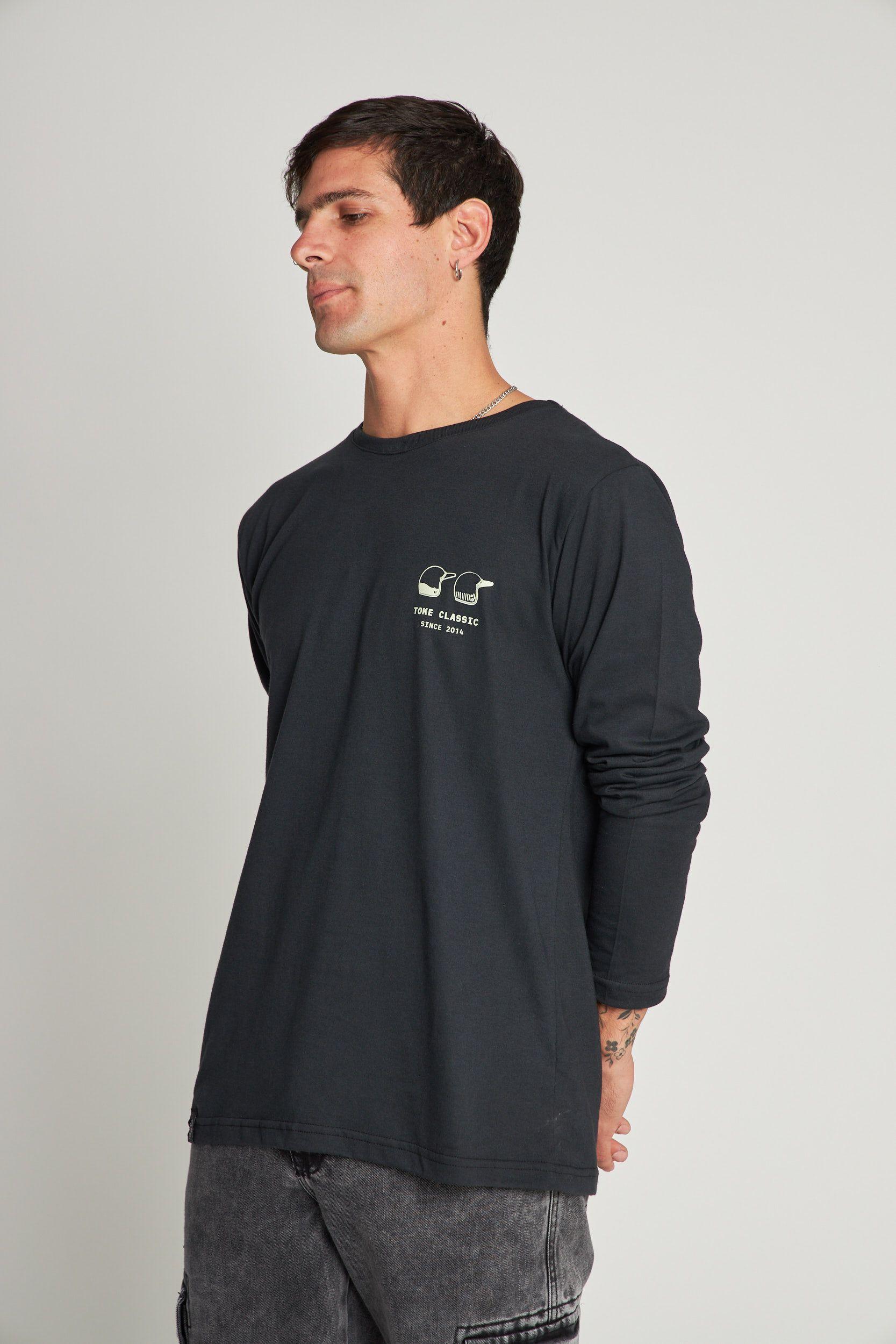 Polera ML Cascos Negro-6