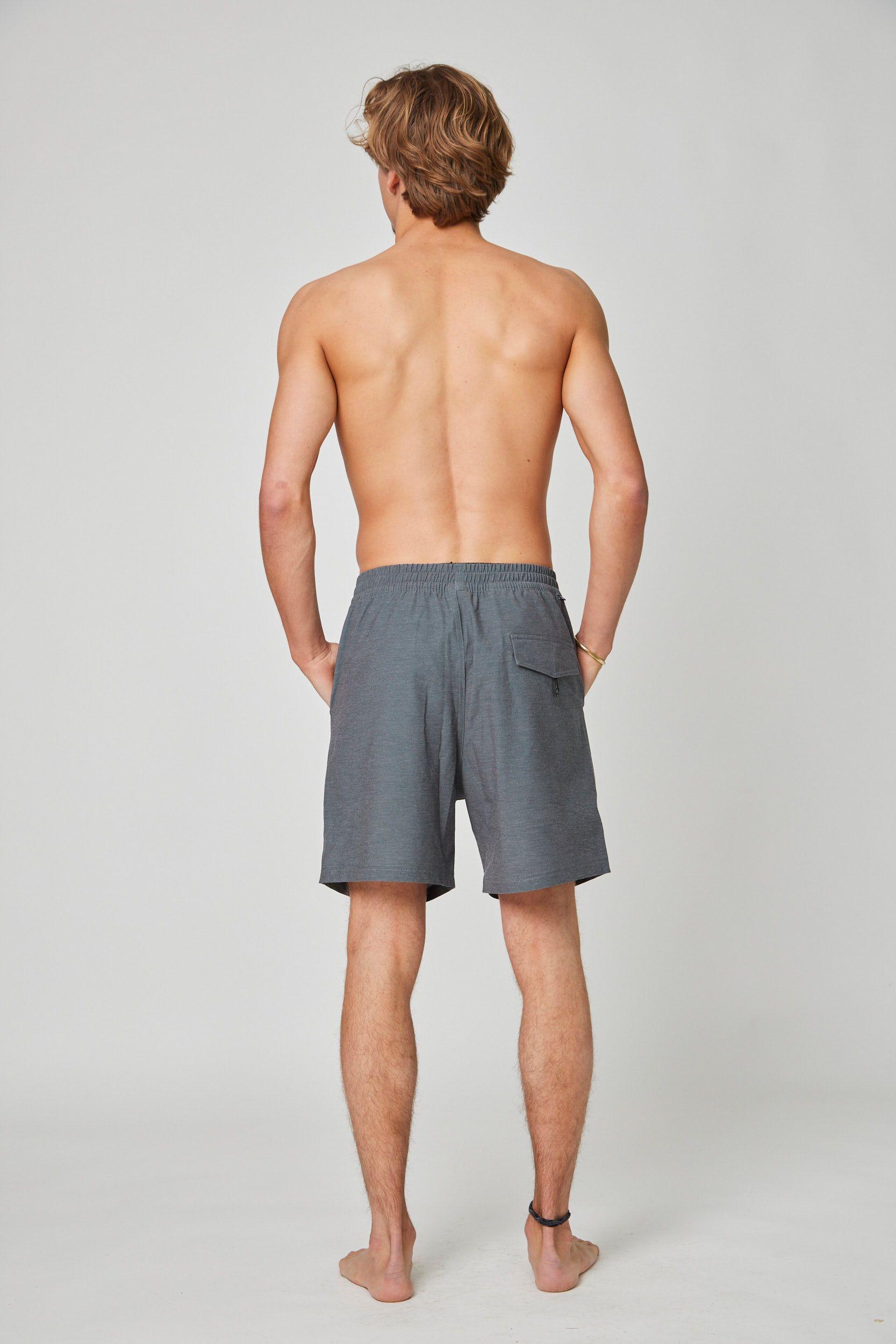 Traje de baño solid Gris-2