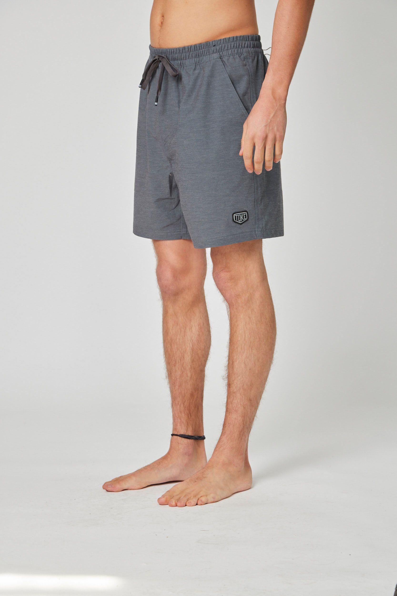 Traje de baño solid Gris-4