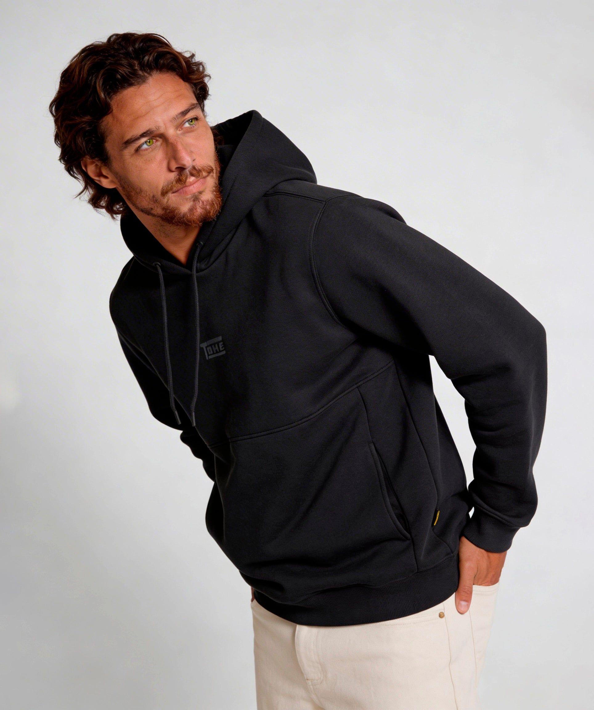 Poleron Hombre Lines Negro-0