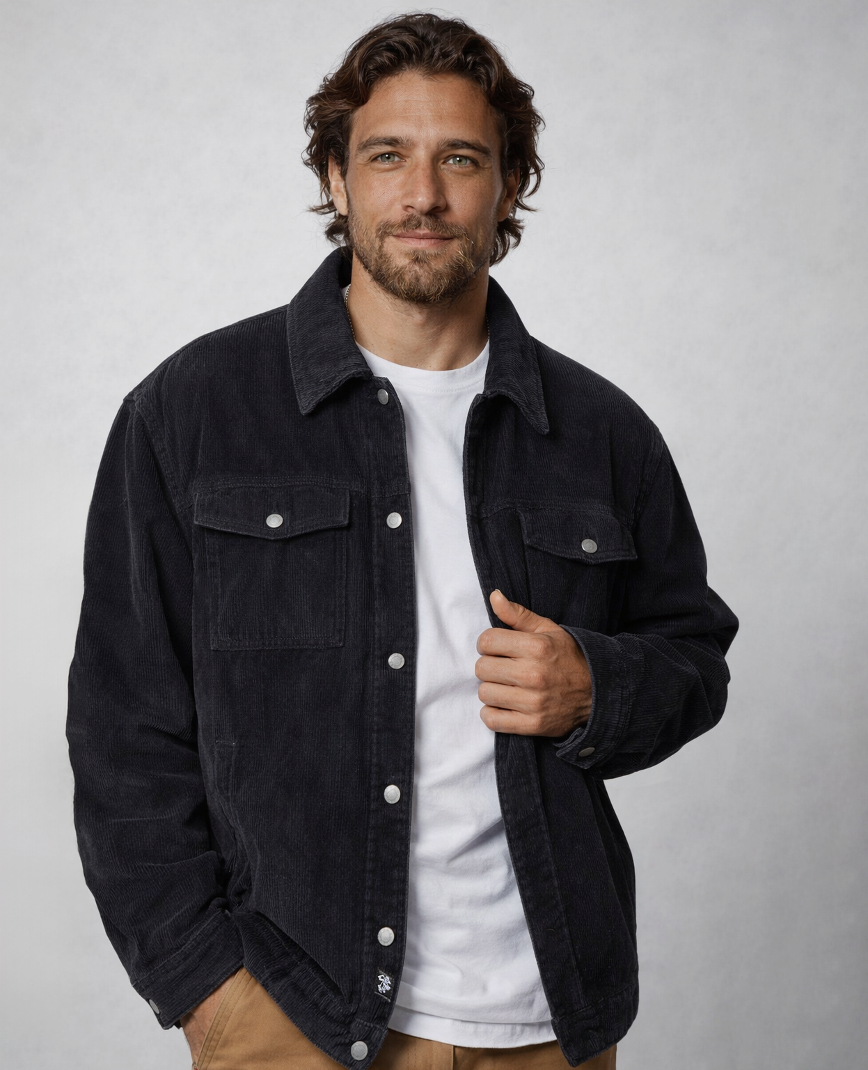 Chaqueta Hombre Classic Negro-0