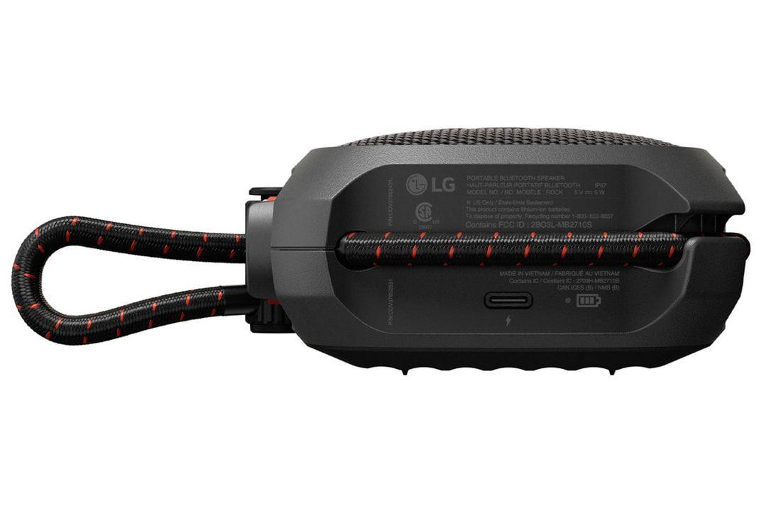 Parlante LG Xboom Rock - Sonido potente - Estándar Militar - Negro-2