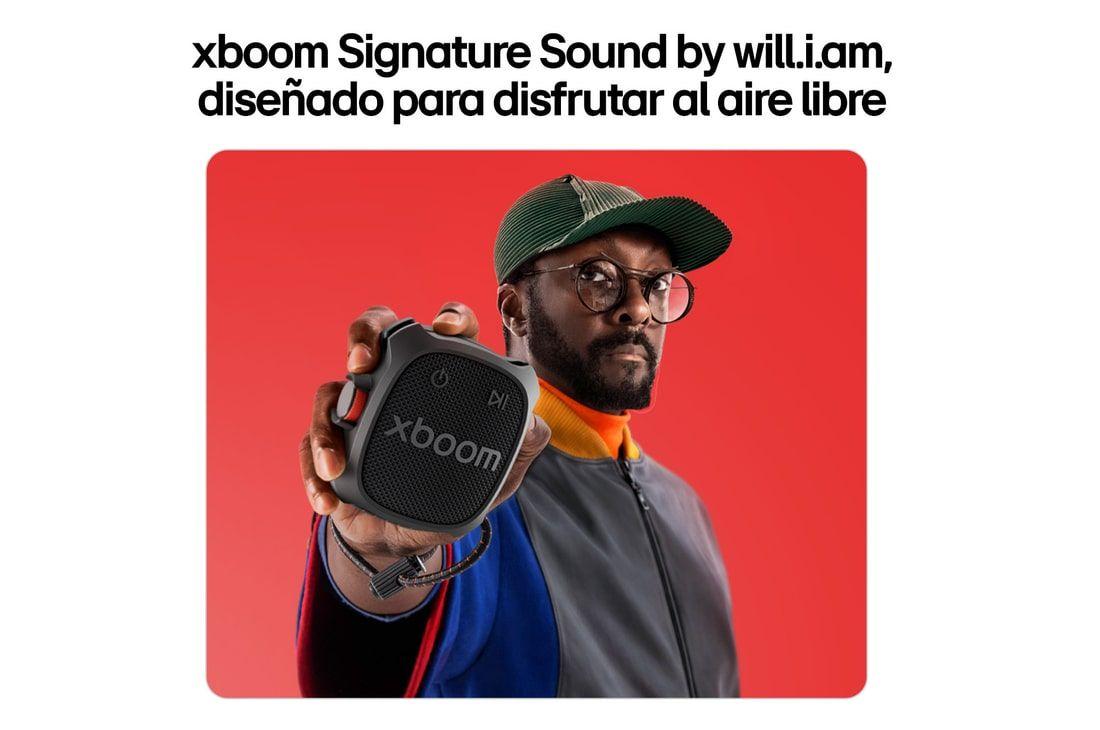 Parlante LG Xboom Rock - Sonido potente - Estándar Militar - Negro-6