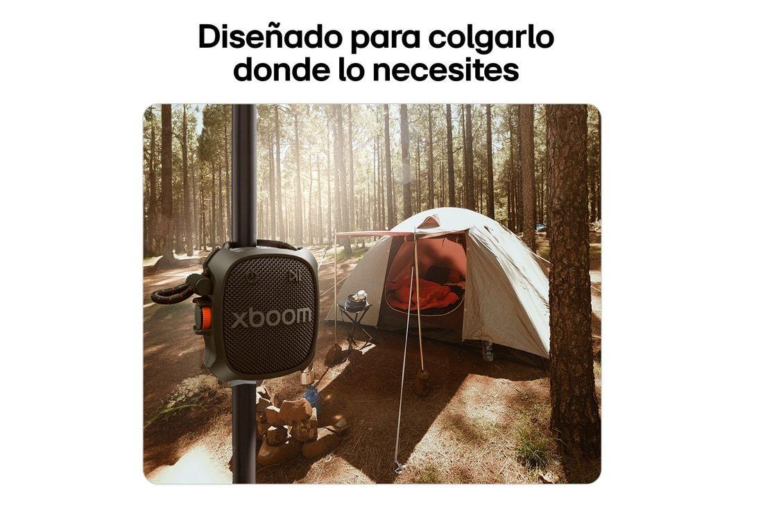 Parlante LG Xboom Rock - Sonido potente - Estándar Militar - Negro-8