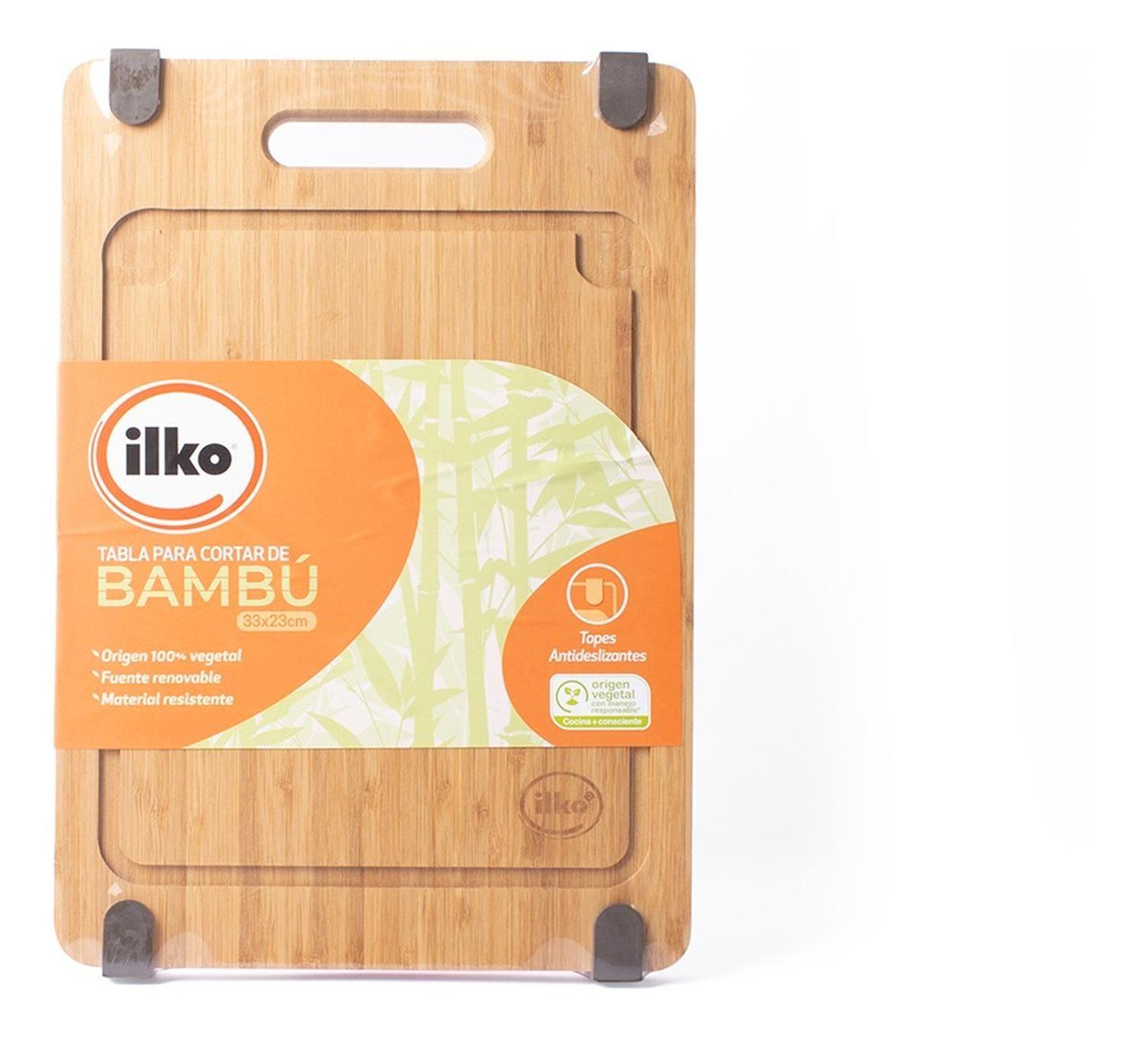 Tabla Cortar Bambú Natural Mediana Design Ilko-0