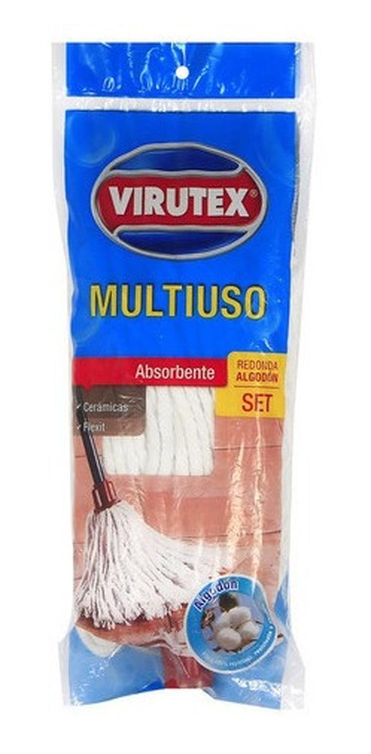 Mopa Redonda Set Algodón Absorbente 135 Grs Virutex-0